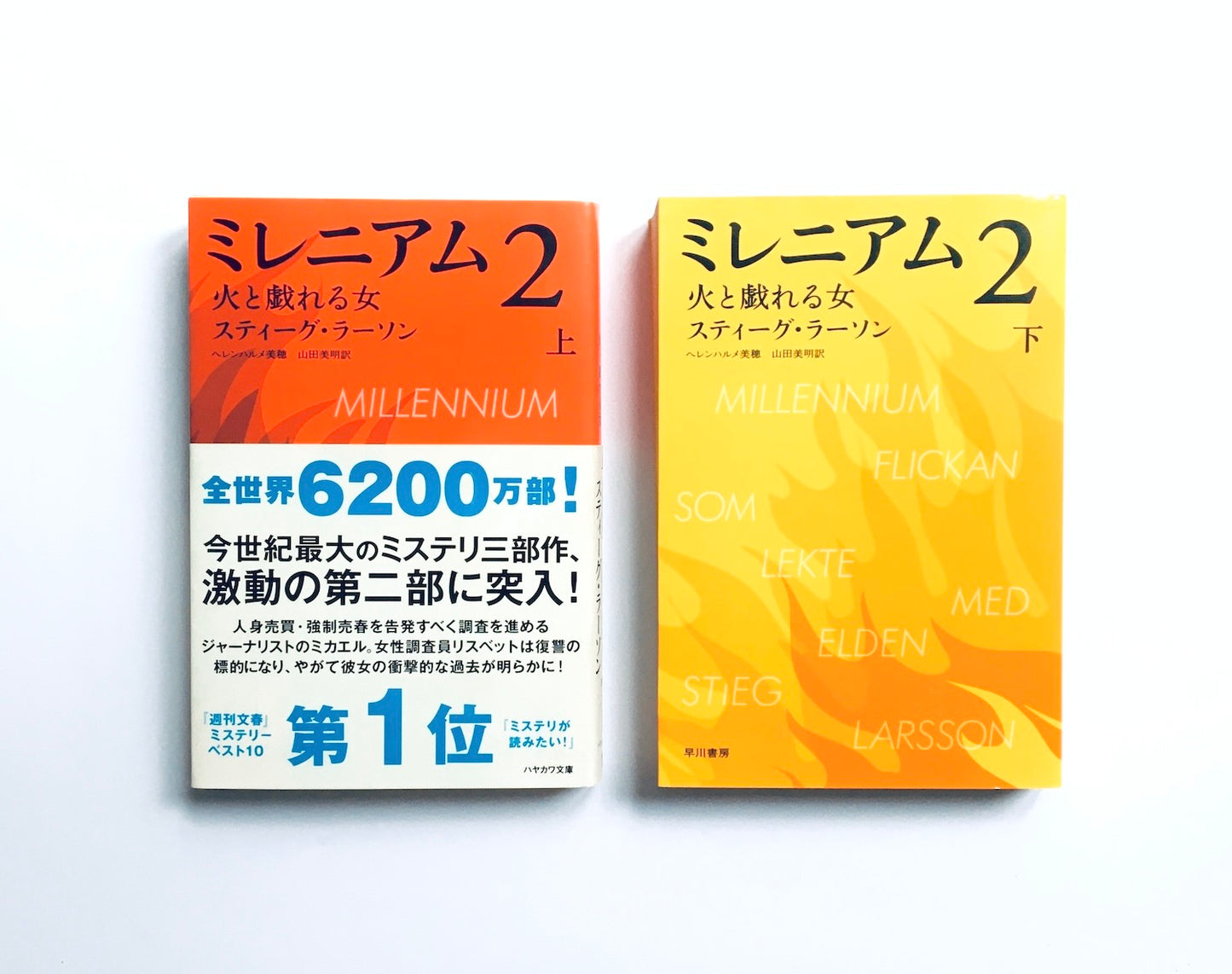 ミレニアム2 火と戯れる女 (上)(下)