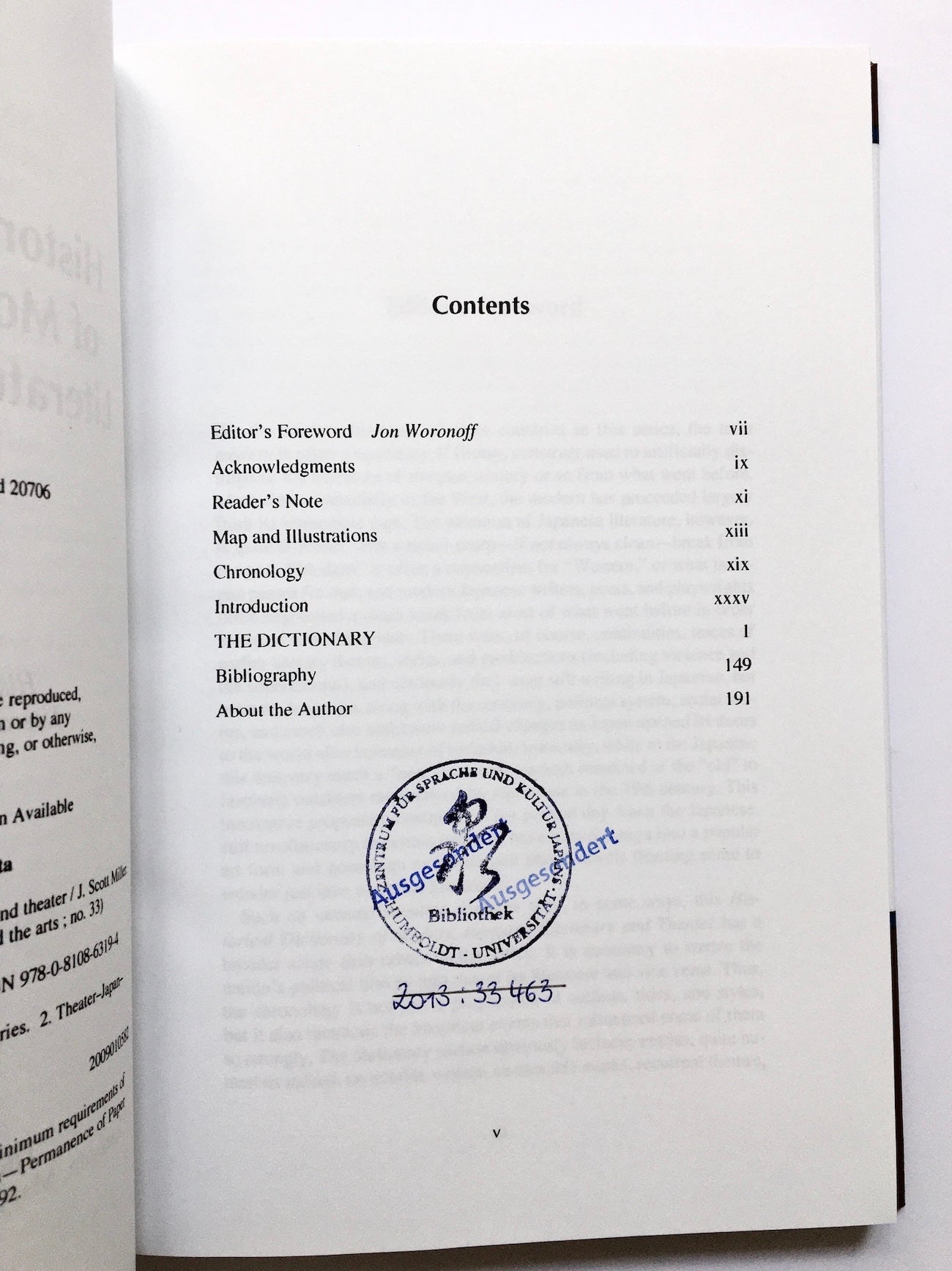 Historical Dictionary of Modern Japanese Literature and Theater