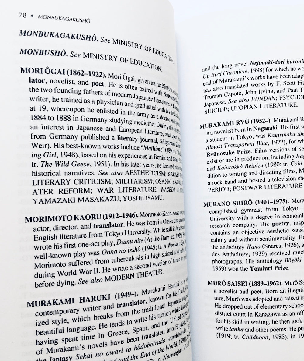 Historical Dictionary of Modern Japanese Literature and Theater