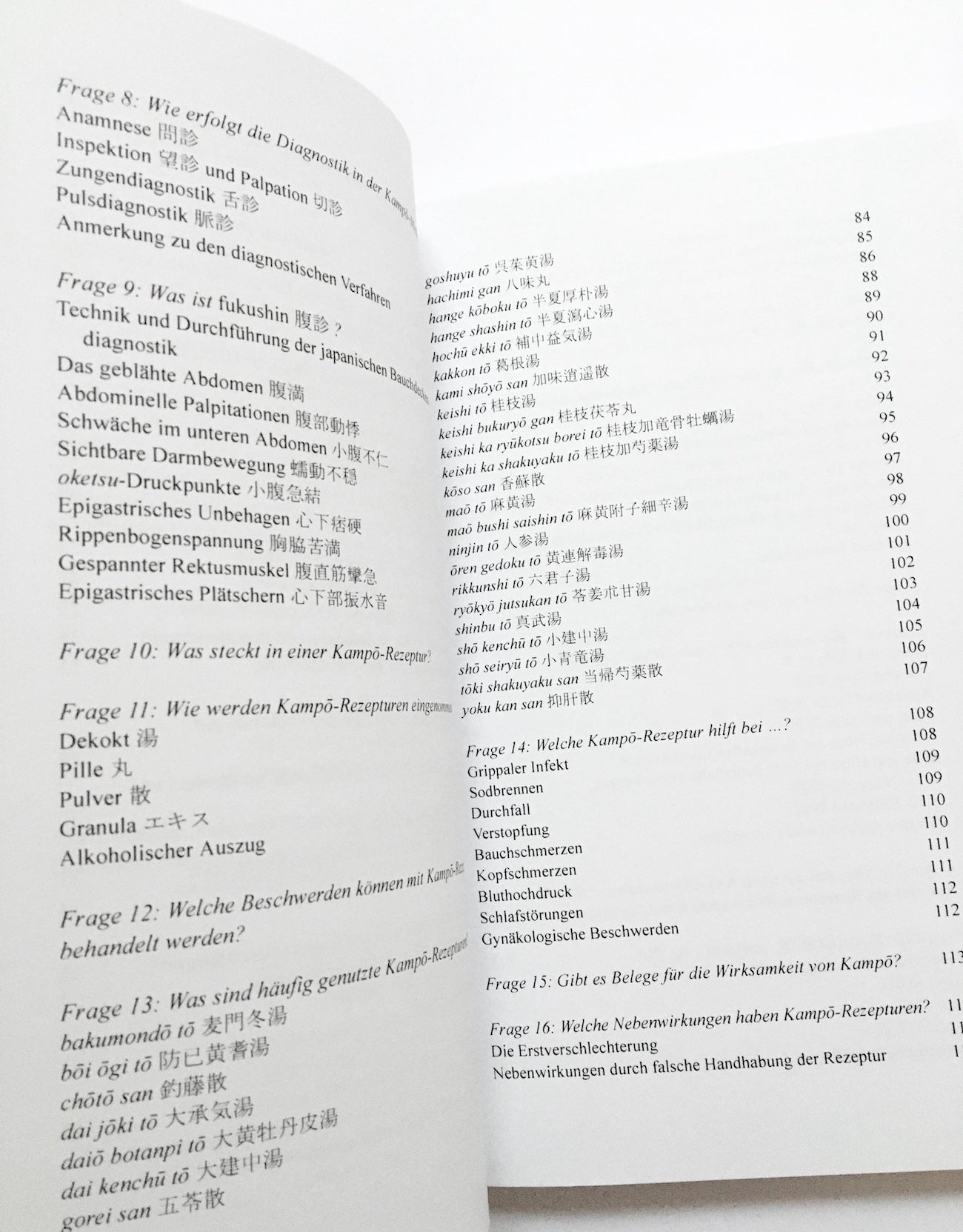 Kampō: Einführung in die japanische Pflanzenheilkunde in 25 Fragen und Antworten