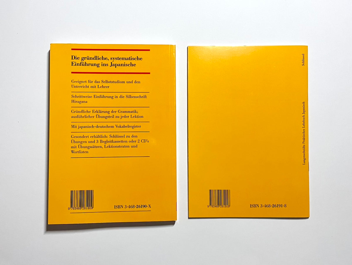 Langenscheidts Praktisches Lehrbuch Japanisch, Band 1 + Schlüssel zu den Übungen (2 Bücher)