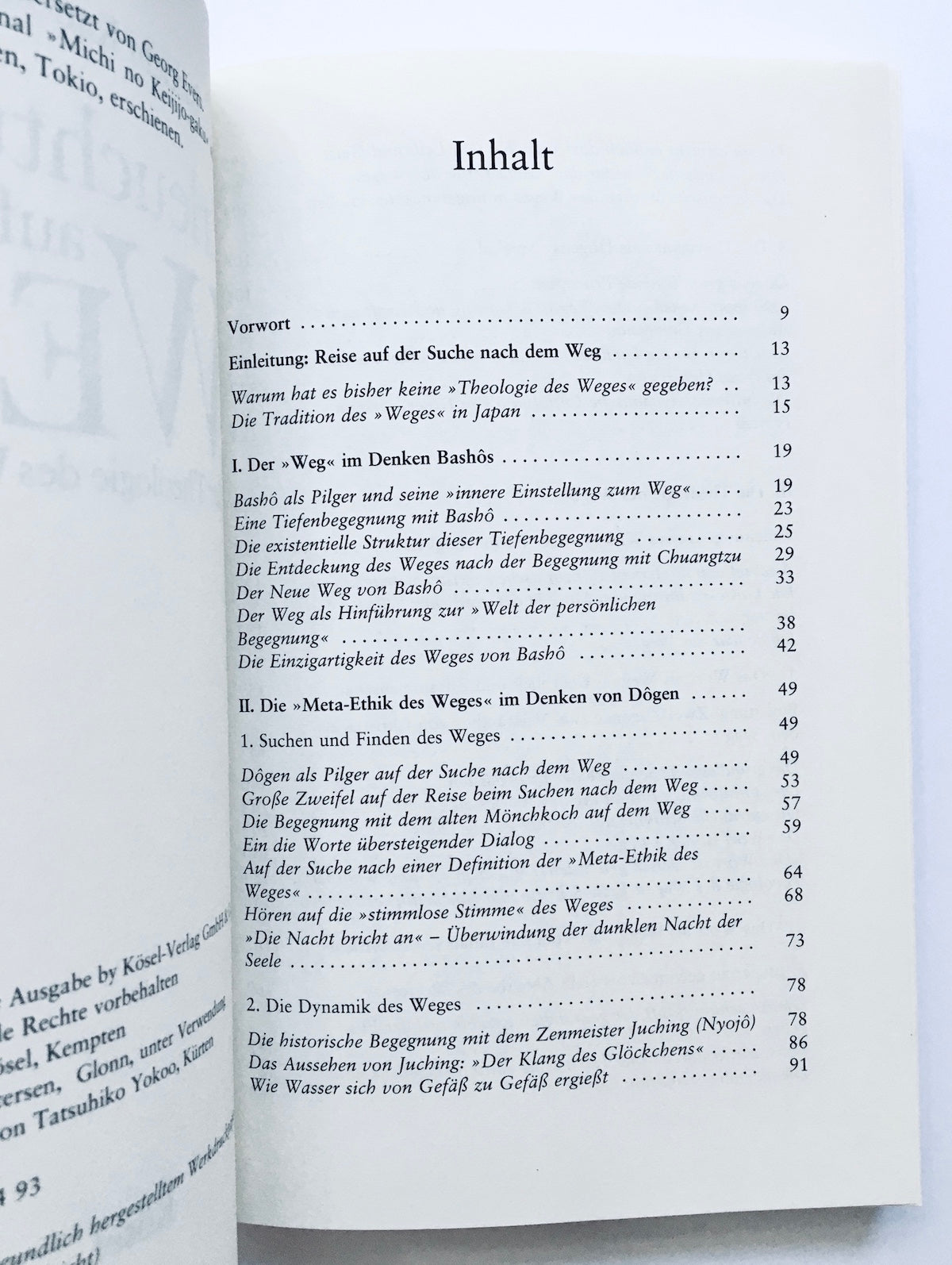 Erleuchtung auf dem Weg. Zur Theologie des Weges