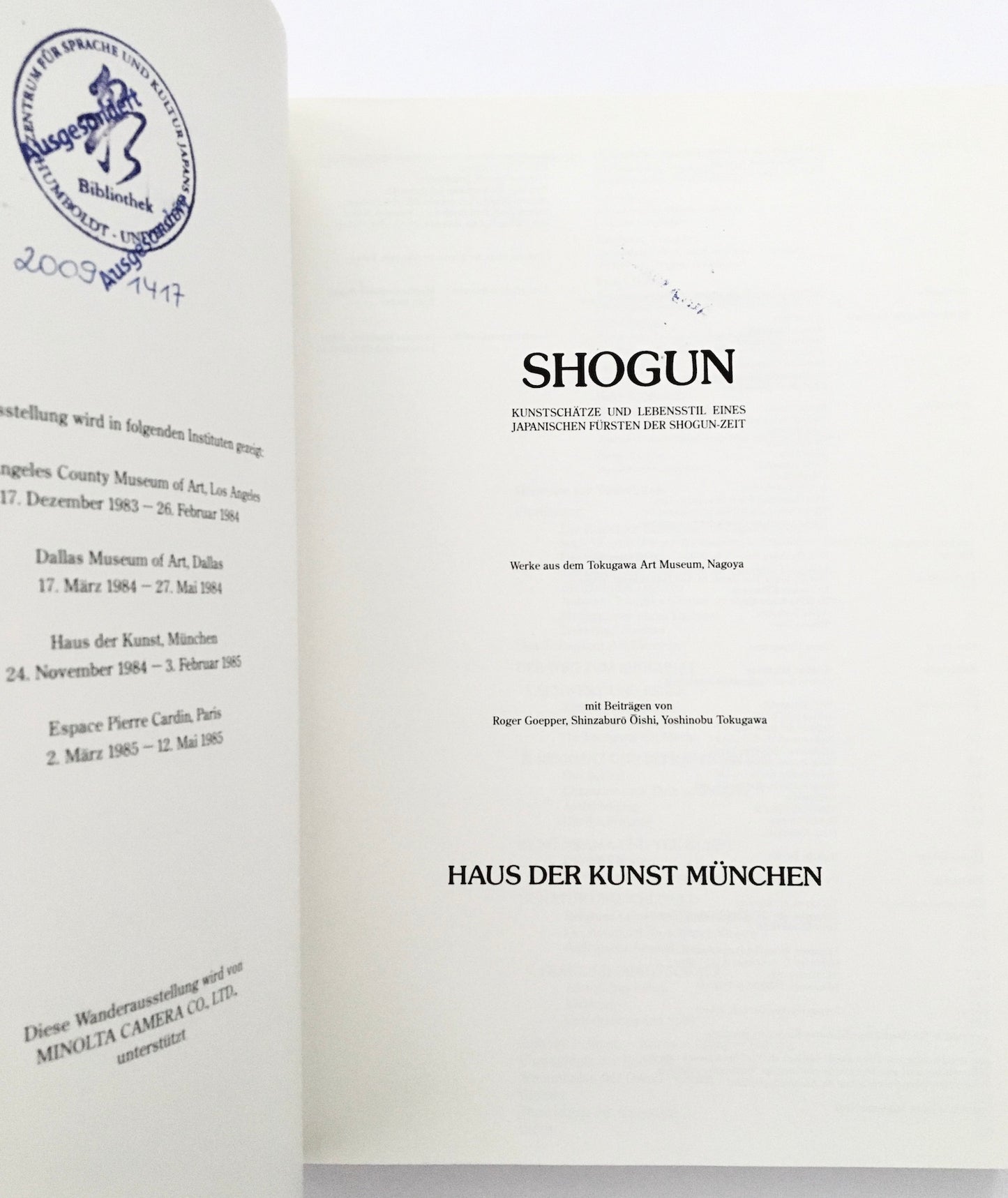 SHOGUN. Kunstschätze und Lebensstil eines japanischen Fürsten der Shogun-Zeit