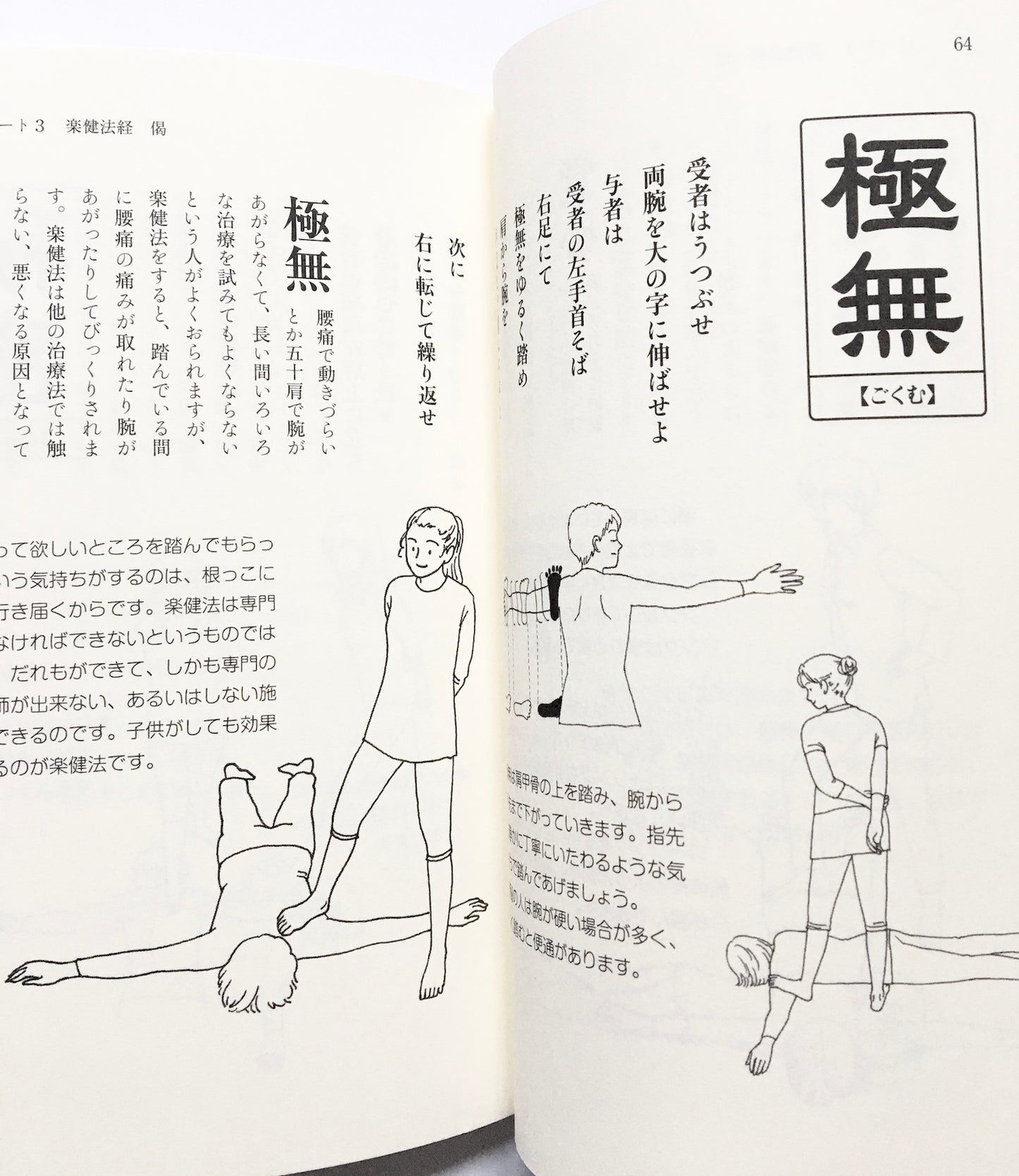 二人ヨーガ楽健法 こころもからだもすこやかに 楽健法経つき 定本版