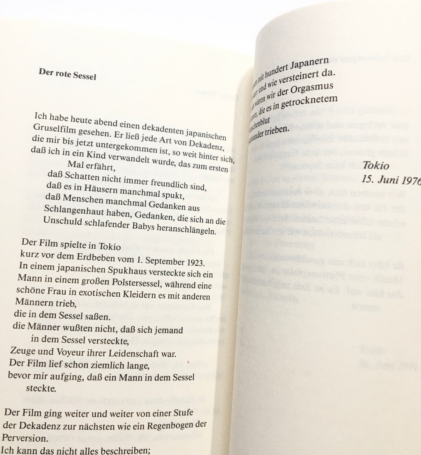 Japan bis zum 30. Juni: Gedichte