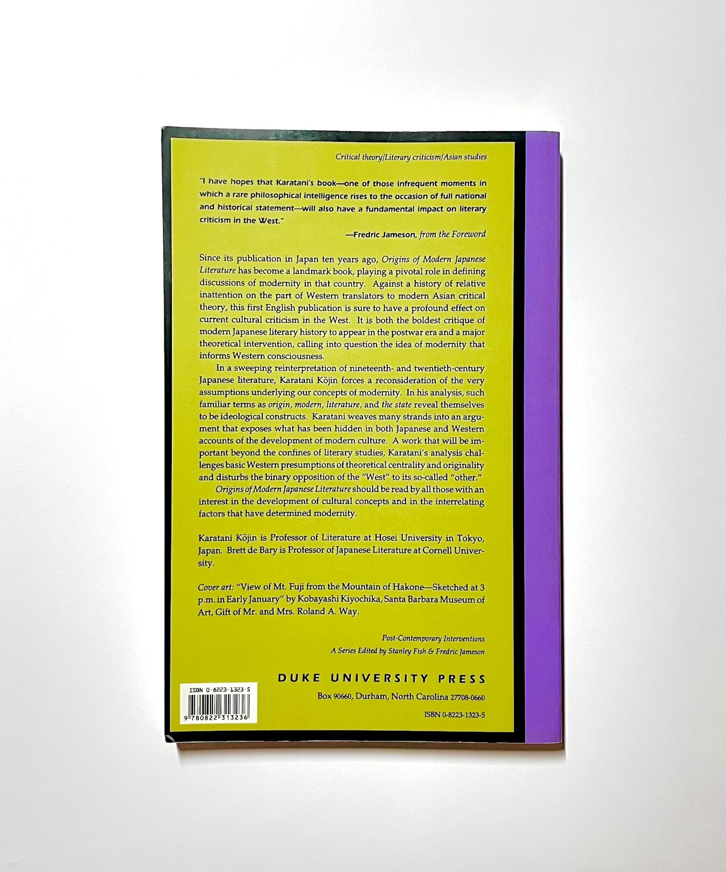 Origins of Modern Japanese Literature