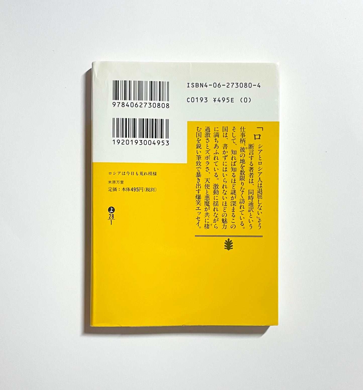 ロシアは今日も荒れ模様