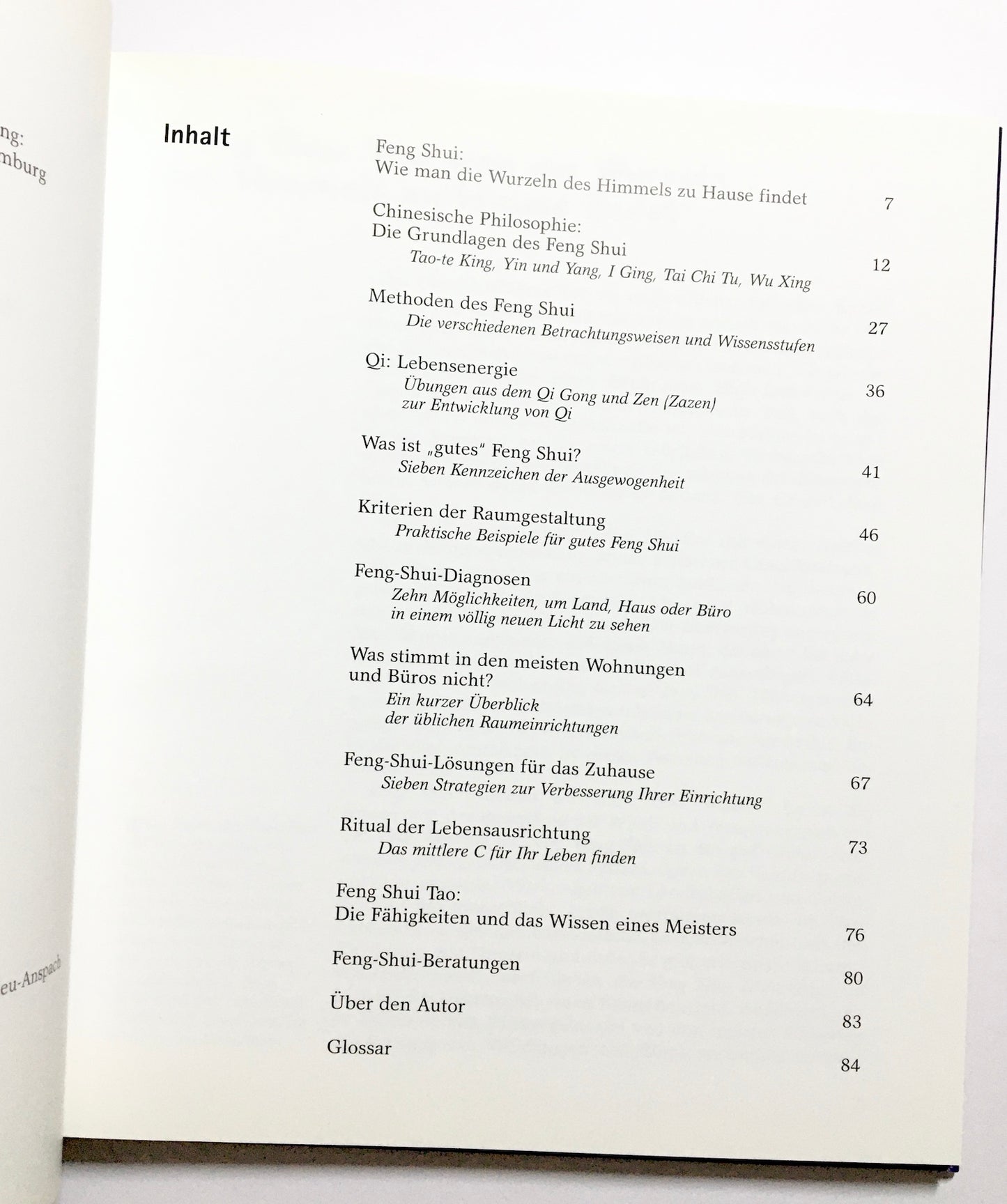 Feng Shui - Harmonie zwischen Himmel und Erde