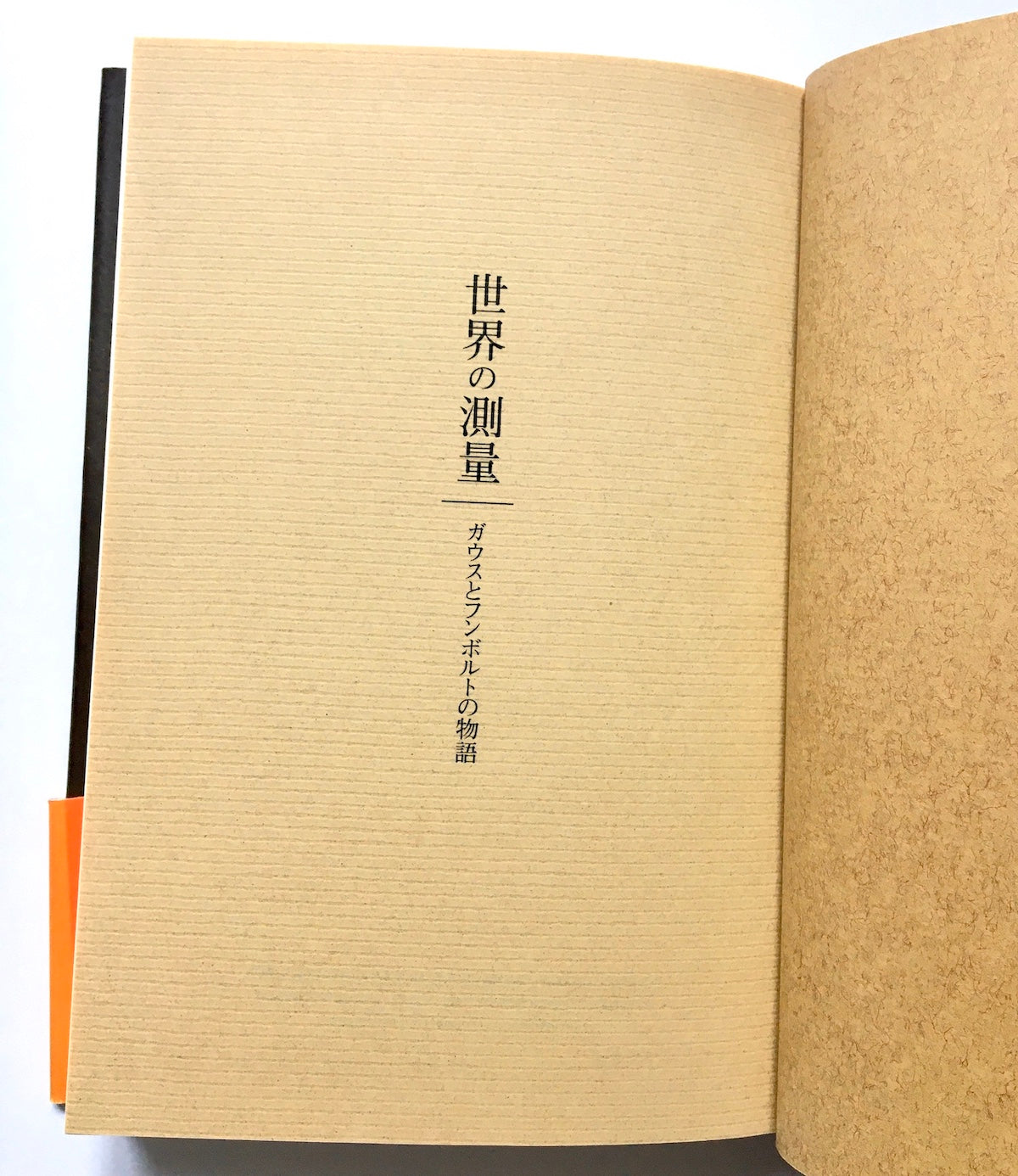 世界の測量 ガウスとフンボルトの物語