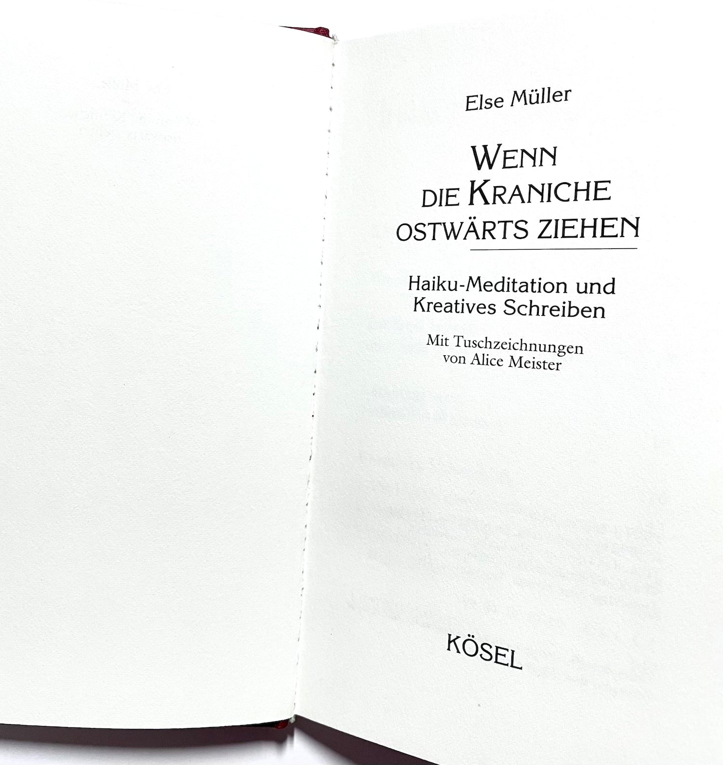Wenn die Kraniche ostwärts ziehen : Haiku-Meditation und Kreatives Schreiben