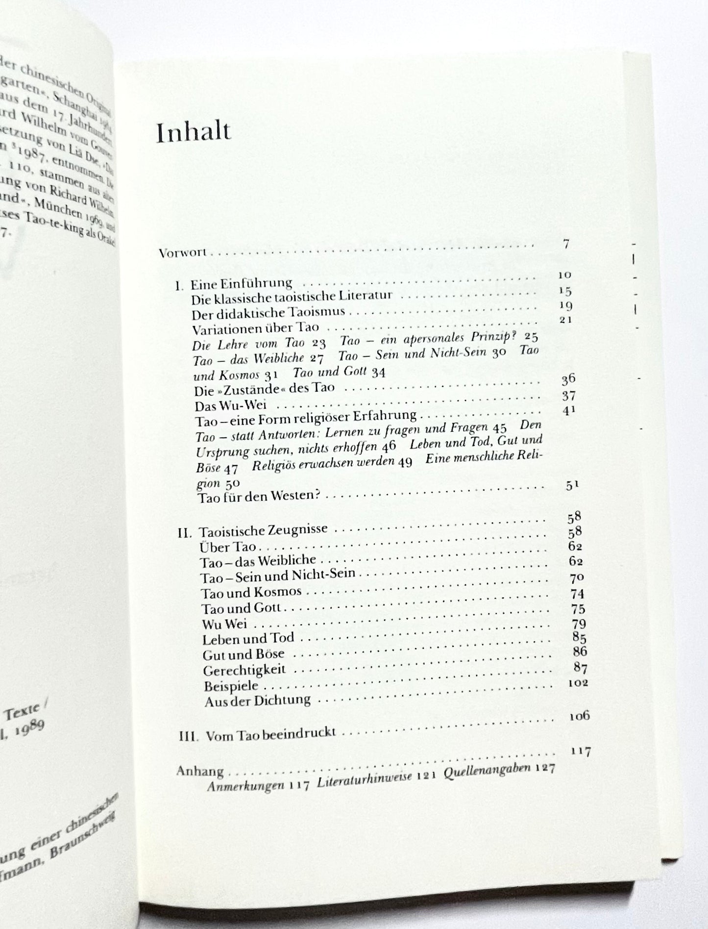 Tao für den Westen : Eine Hinführung