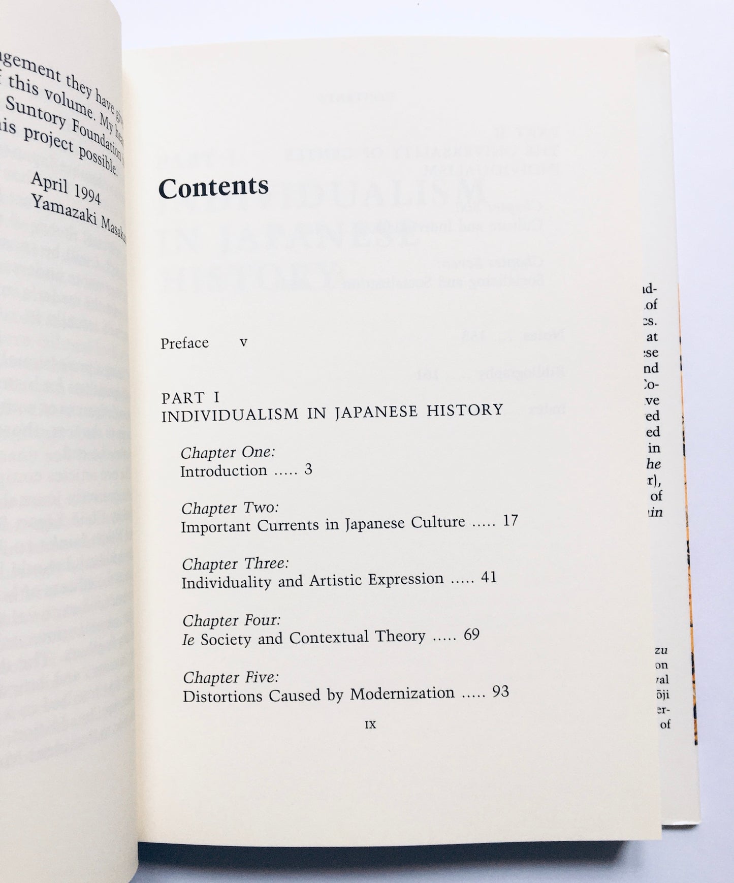 Individualism and the Japanese: An Alternative Apporach to Cultural Comparison