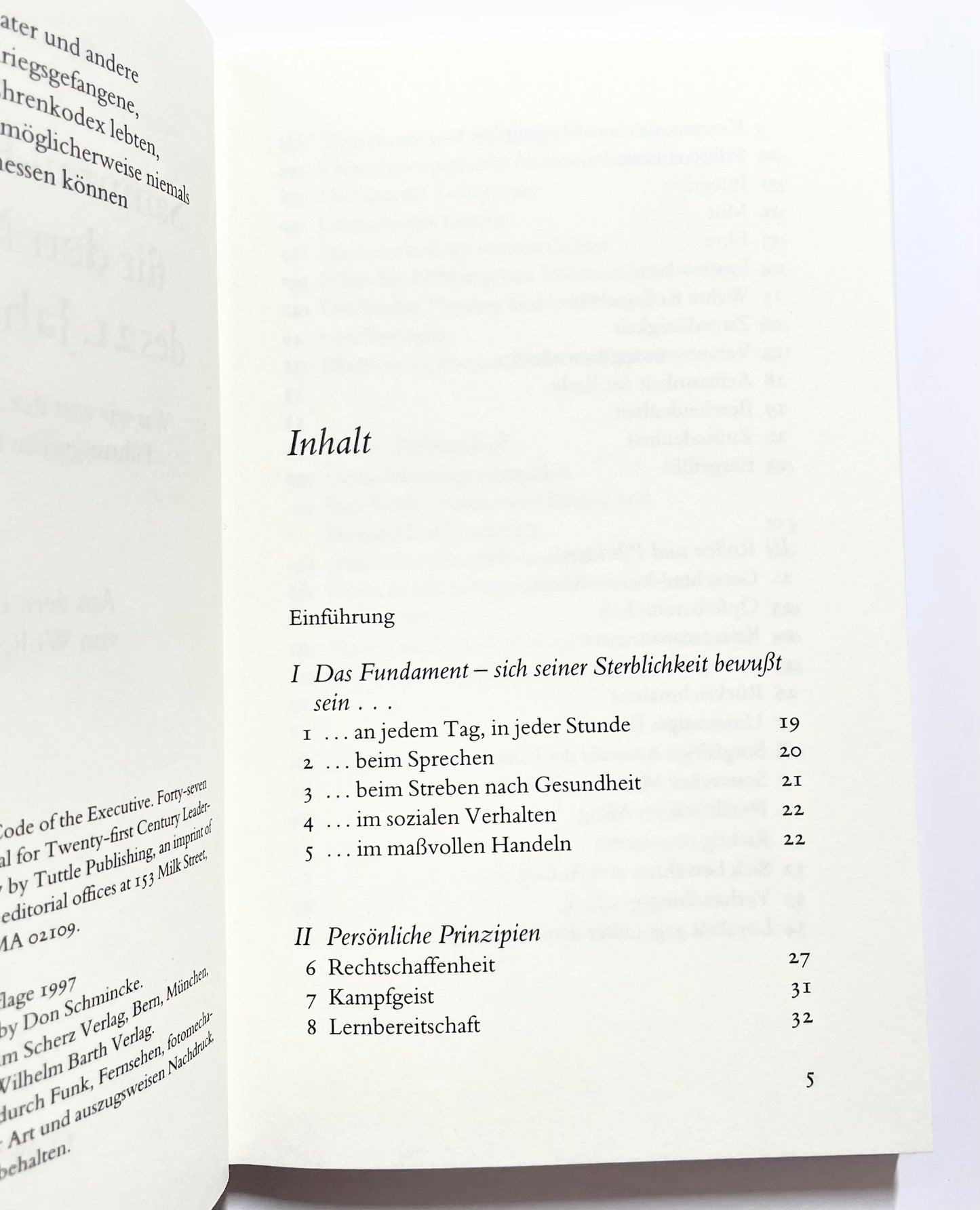 Samurai-Prinzipien für den Manager des 21. Jahrhunderts : Was wir von der alten japanischen Führungselite lernen können