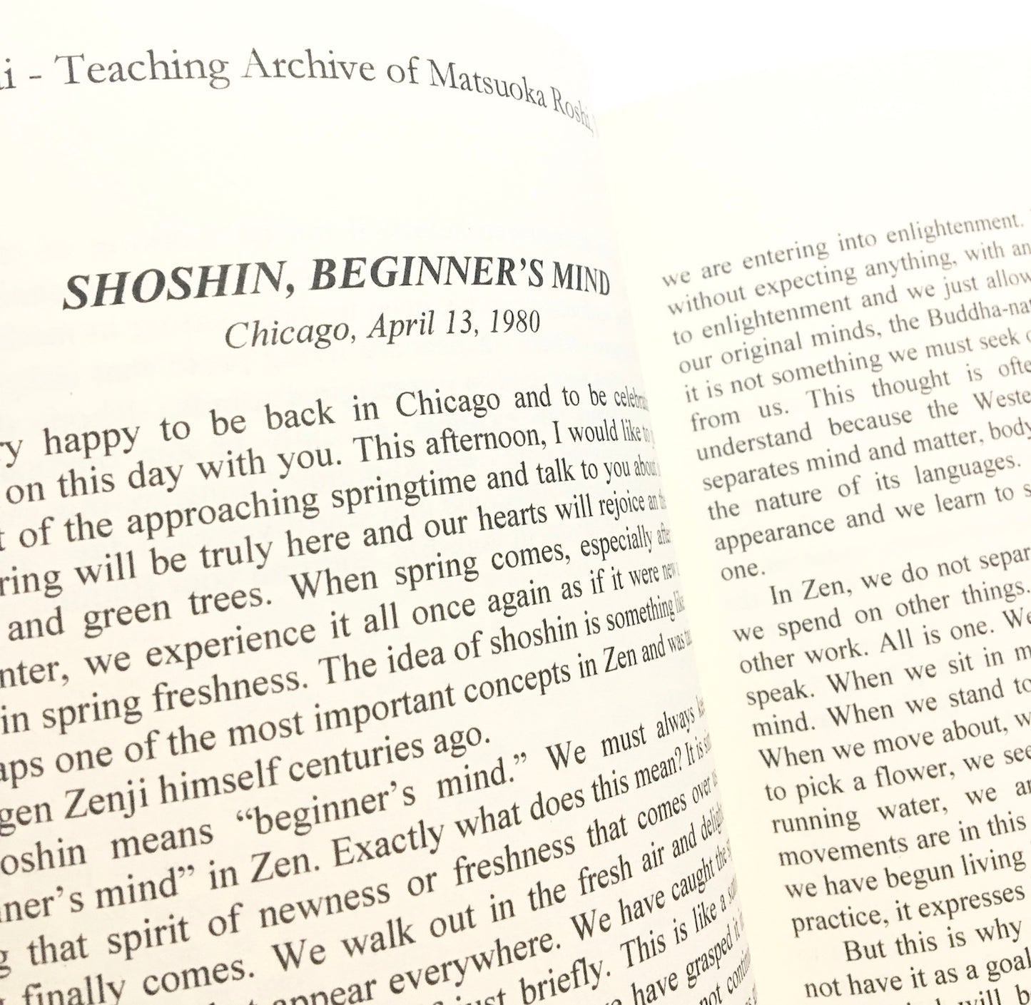 Moku-Rai: Soto Zen Teachings Archive Volume II