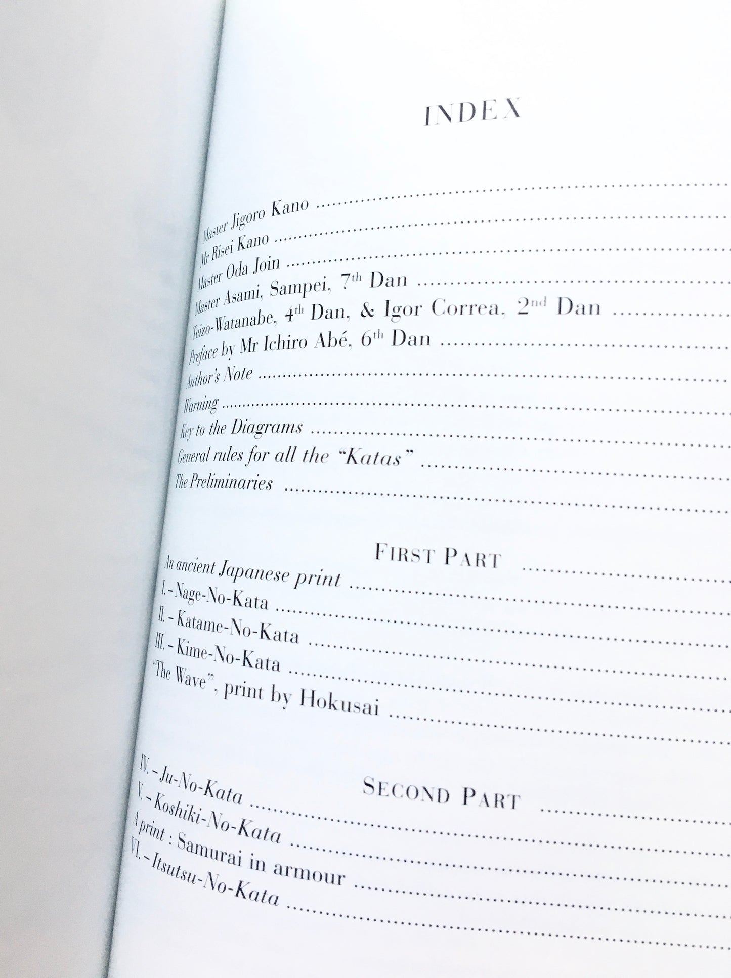 Yves Klein: The Foundations of Judo   1st English Editon