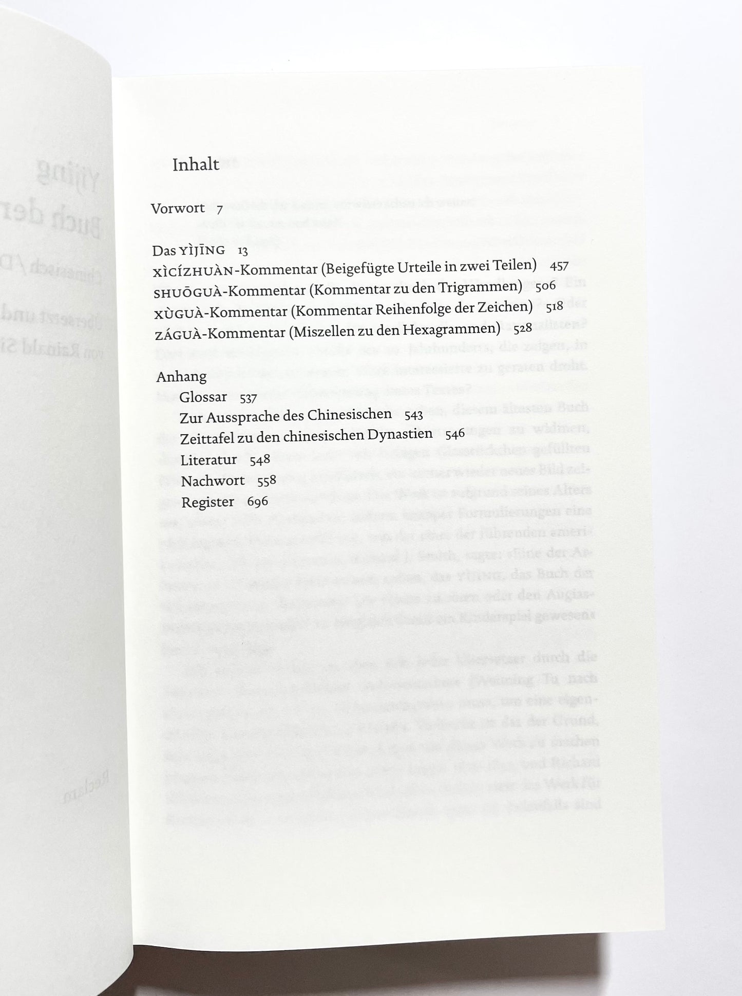 Yijing / Buch der Wandlungen Chinesisch. Deutsch