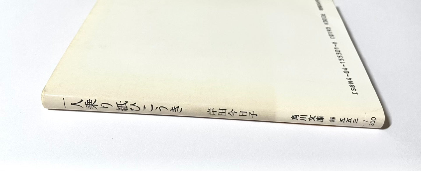 一人乗り紙ひこうき