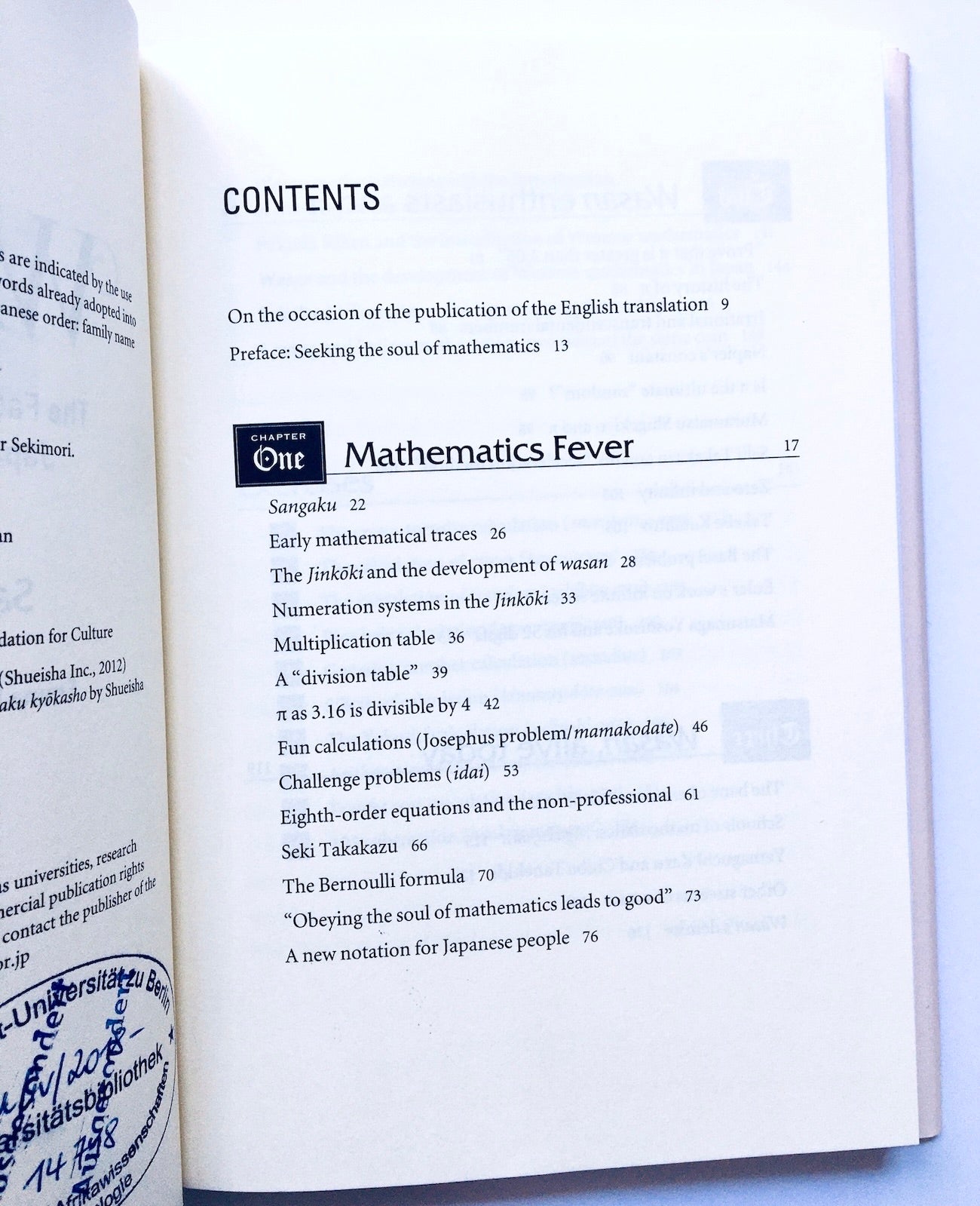 Wasan, The Fascination of Tradition Japanese Mathematics
