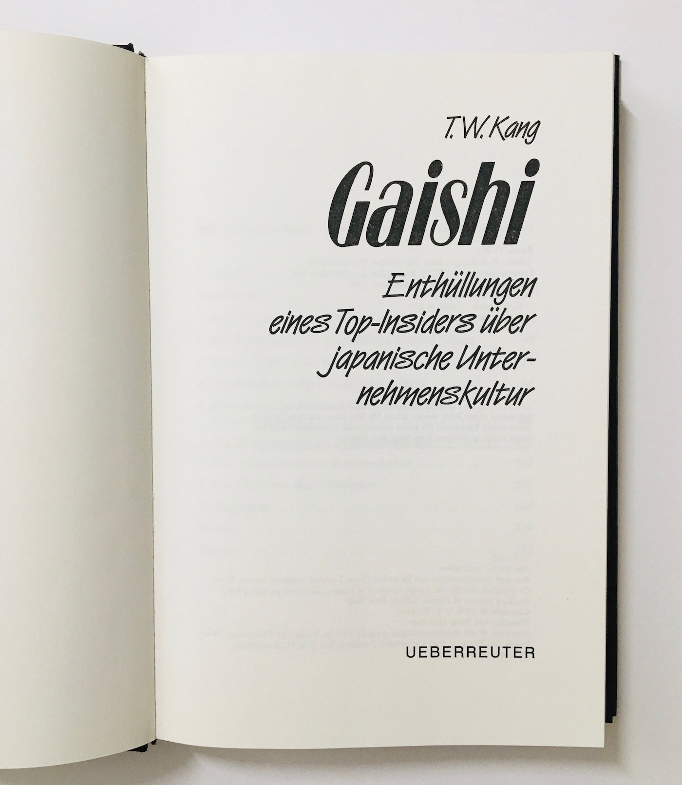 Gaishi : Enthüllungen eines Top-Insiders über japanische Unternehmenskultur