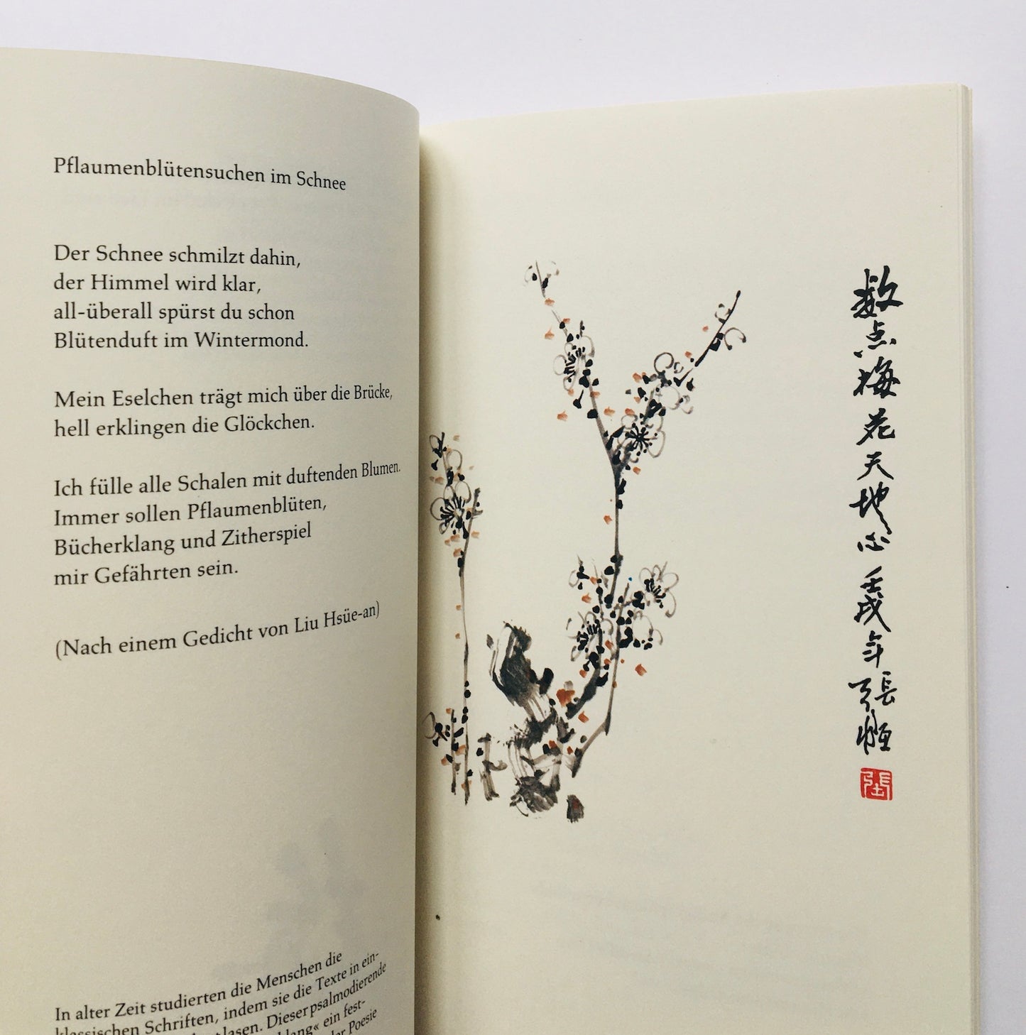 Die vier Edlen - Pflaumenblüte