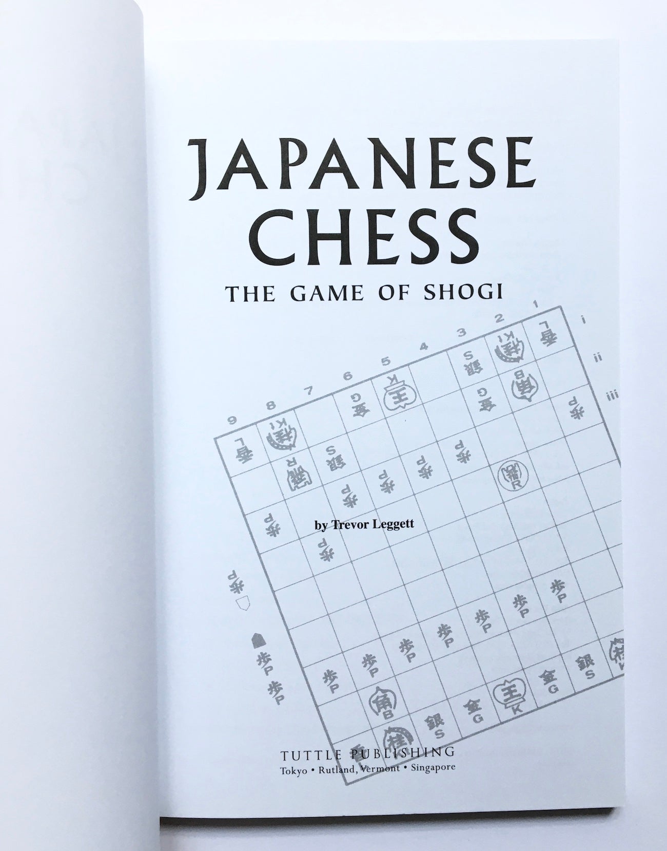 Japanese chess  The game of shogi