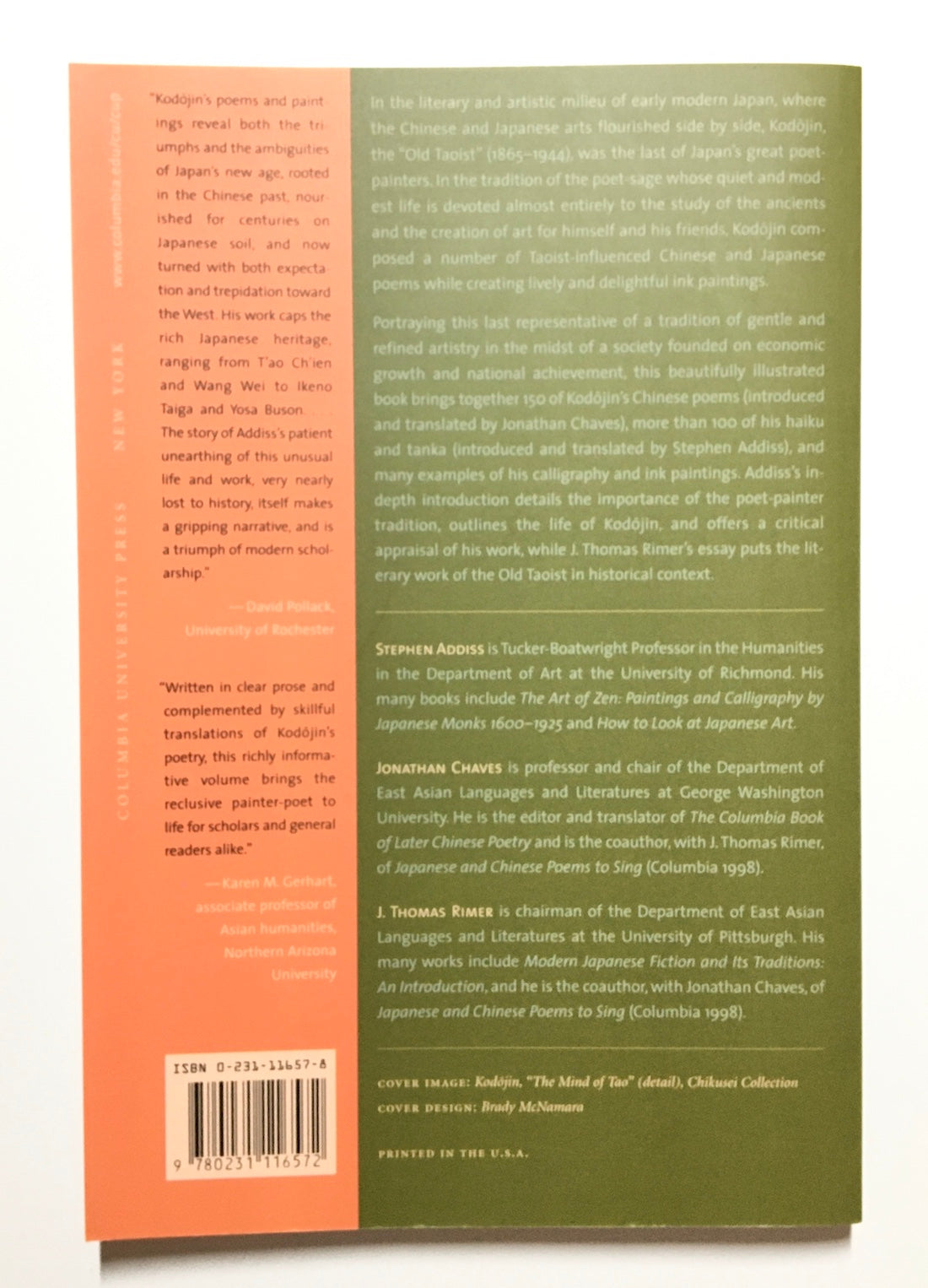 Old Taoist : the life, art, and poetry of Kodōjin (1865-1944)