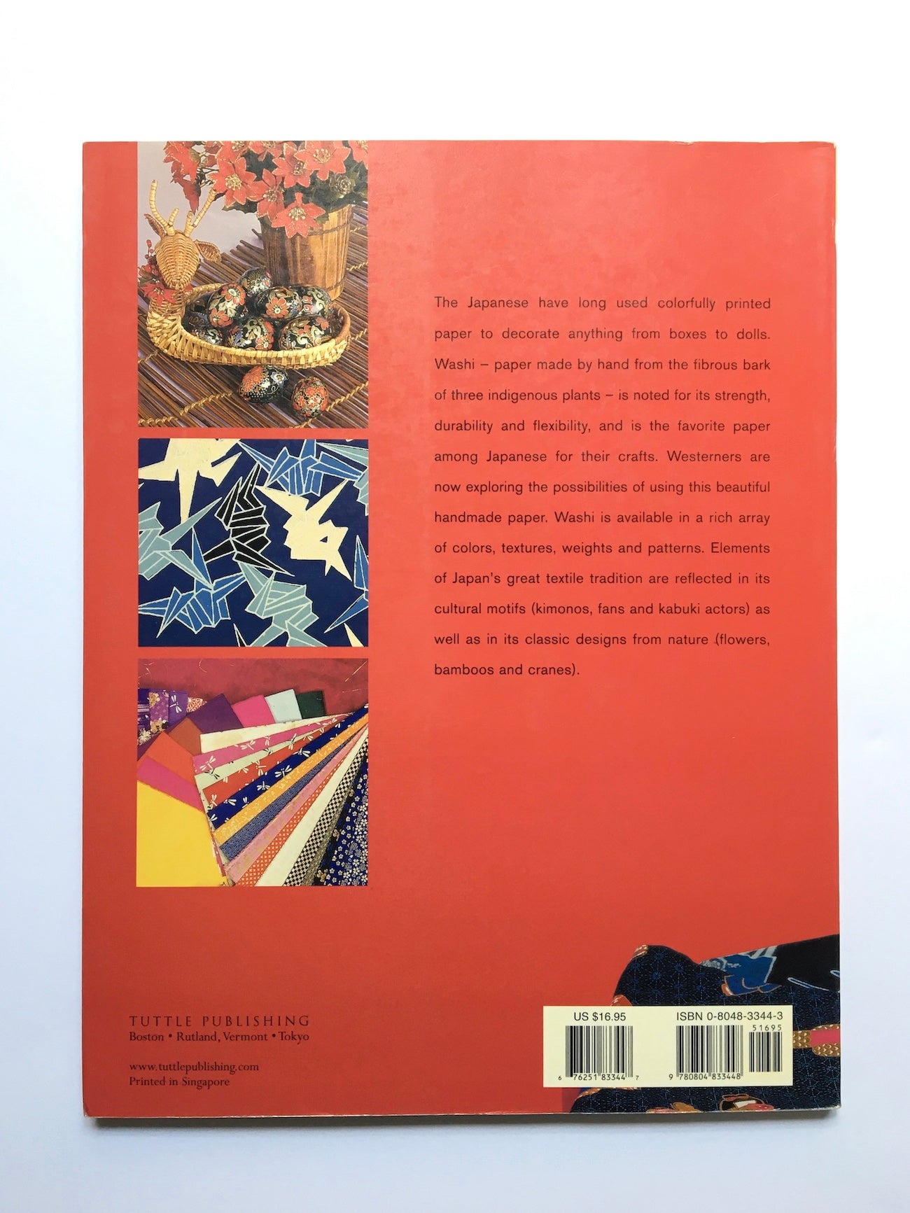 Wonderful ways with washi : Seventeen delightful projects to make with Japanese handmade paper