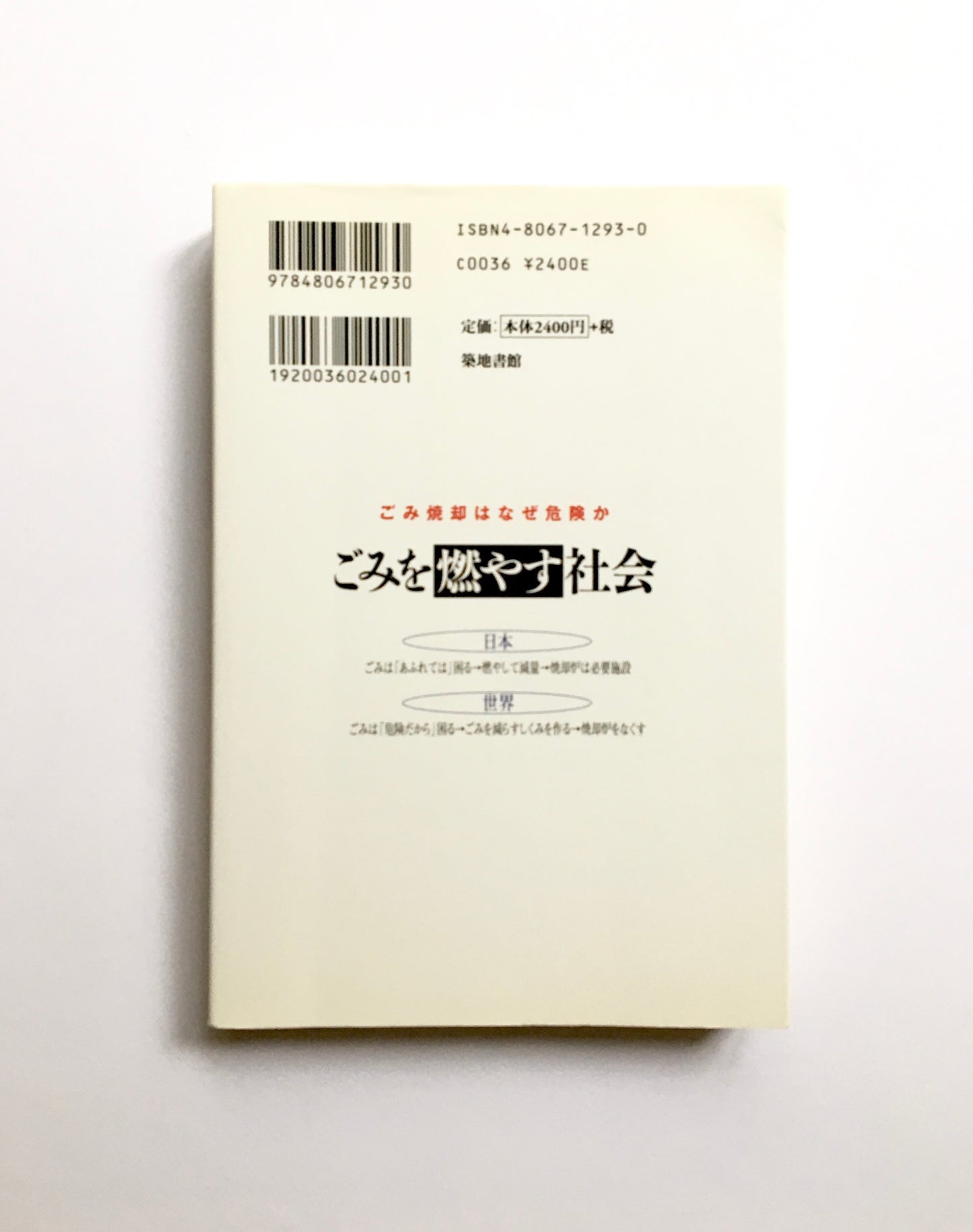 ごみを燃やす社会 ― ごみ焼却はなぜ危険か