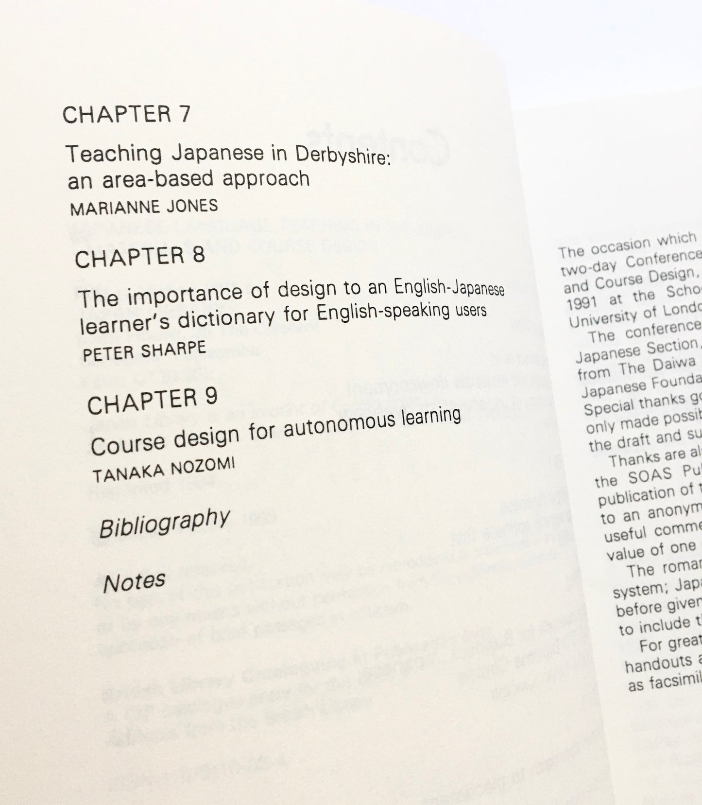 Japanese Language Teaching in the Nineties: Materials and Course Design