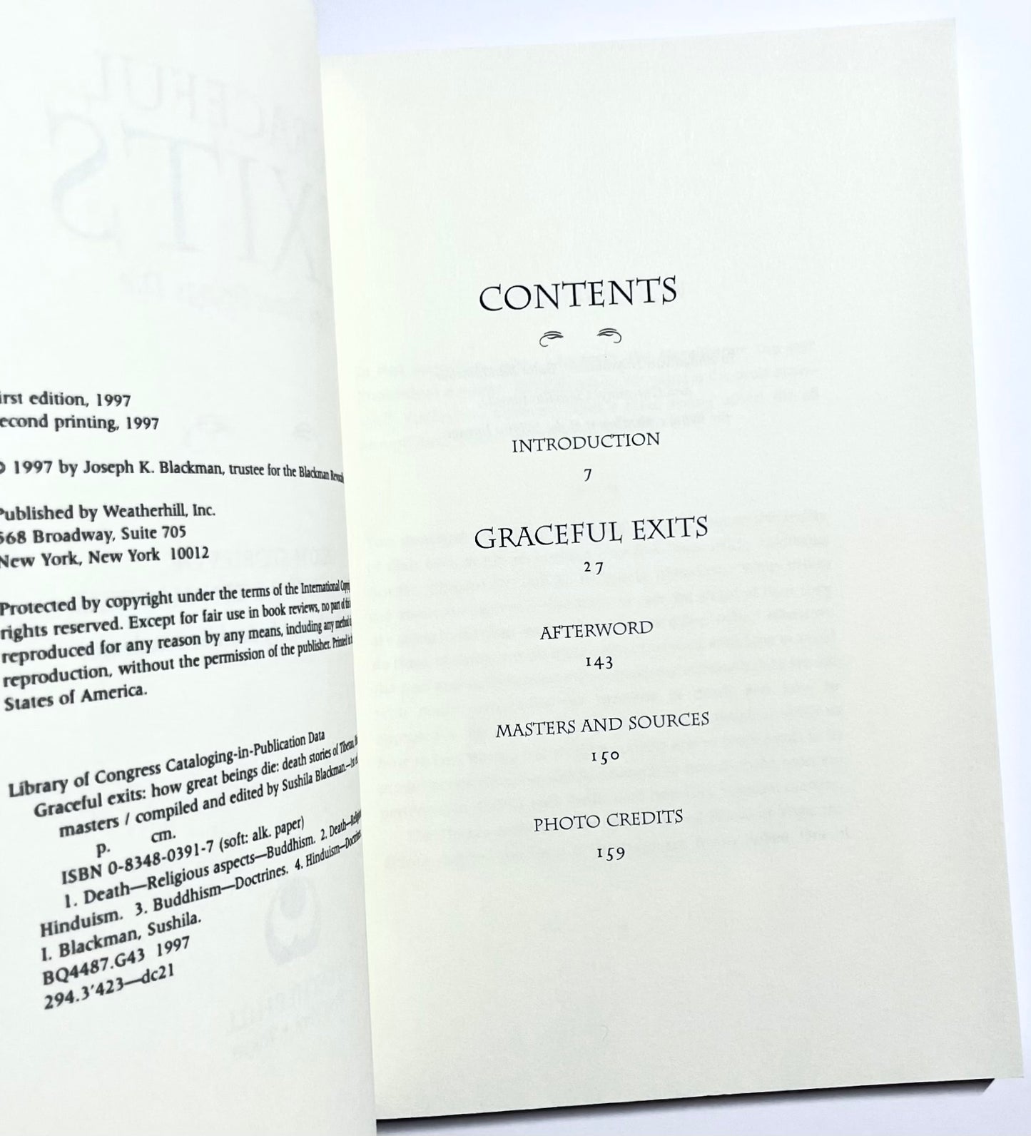 Graceful Exits: How Great Beings Die : Death Stories of Tibetan, Hindu & Zen Masters