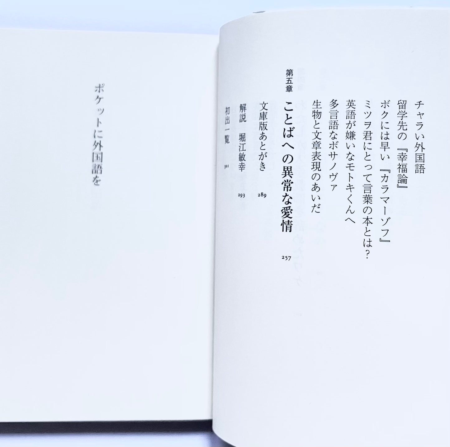 ポケットに外国語を