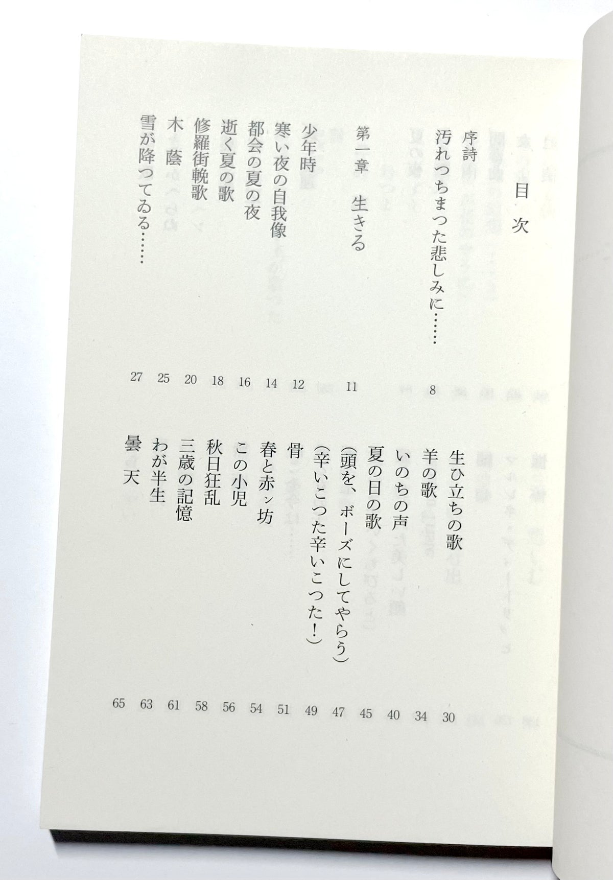 汚れつちまつた悲しみに........  中原中也詩集