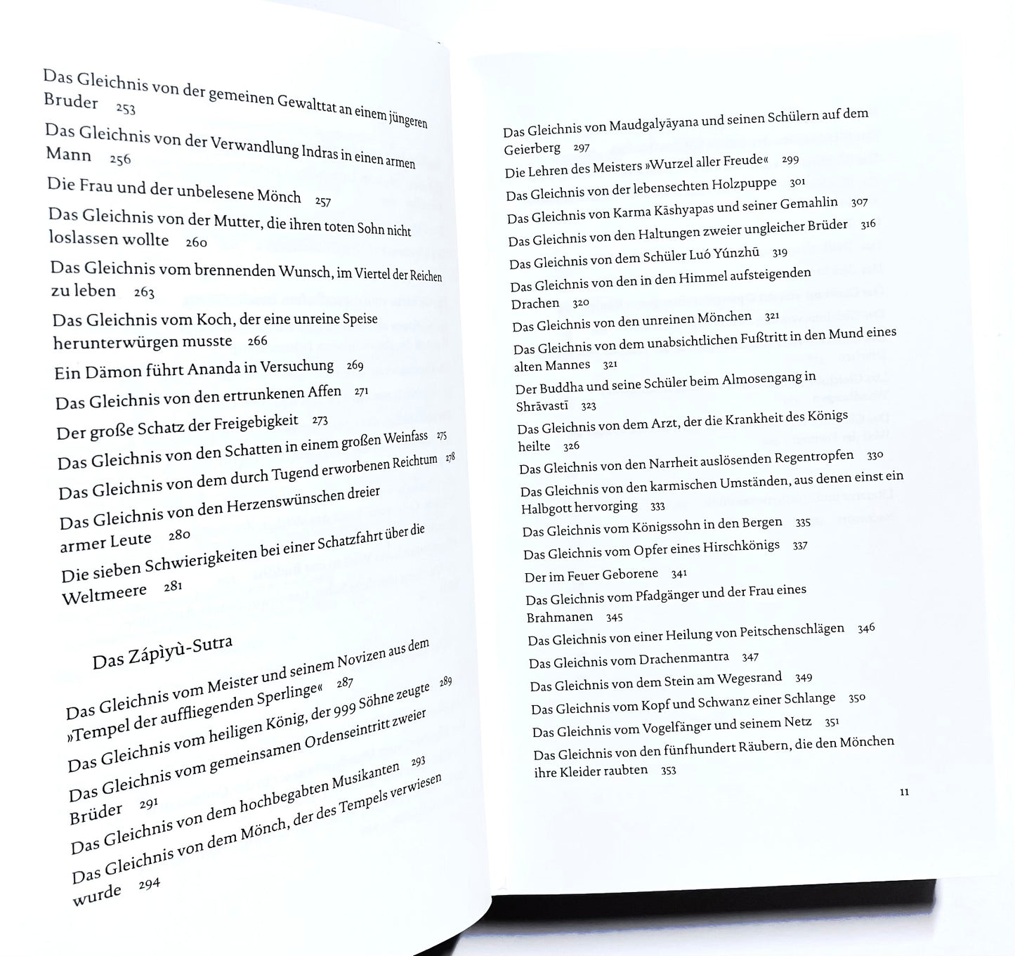 Das Zapiyu-Sutra: Buch der buddhistischen Gleichnisse