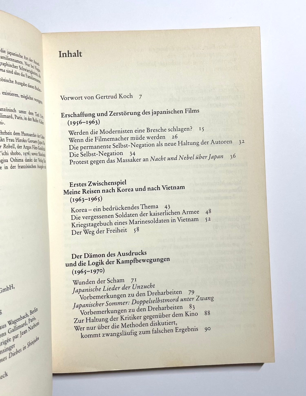 Die Ahnung der Freiheit: Schriften