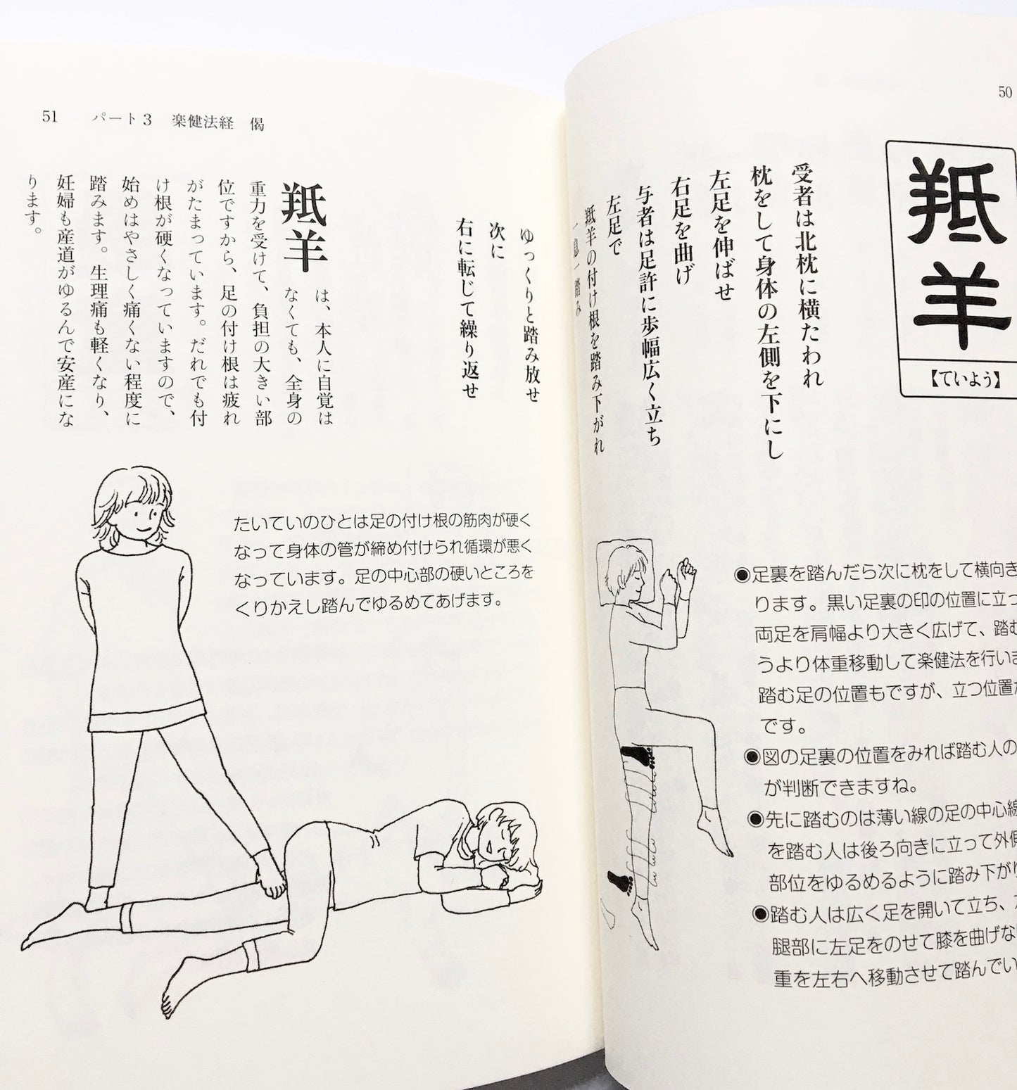 二人ヨーガ楽健法 こころもからだもすこやかに 楽健法経つき 定本版