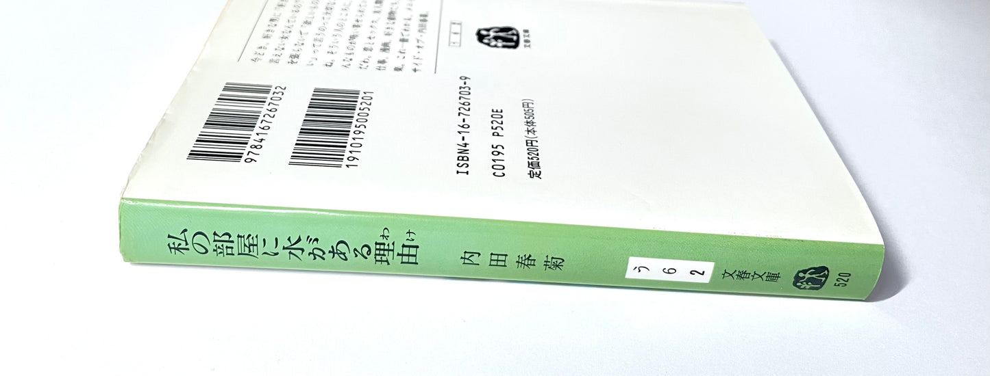 私の部屋に水がある理由