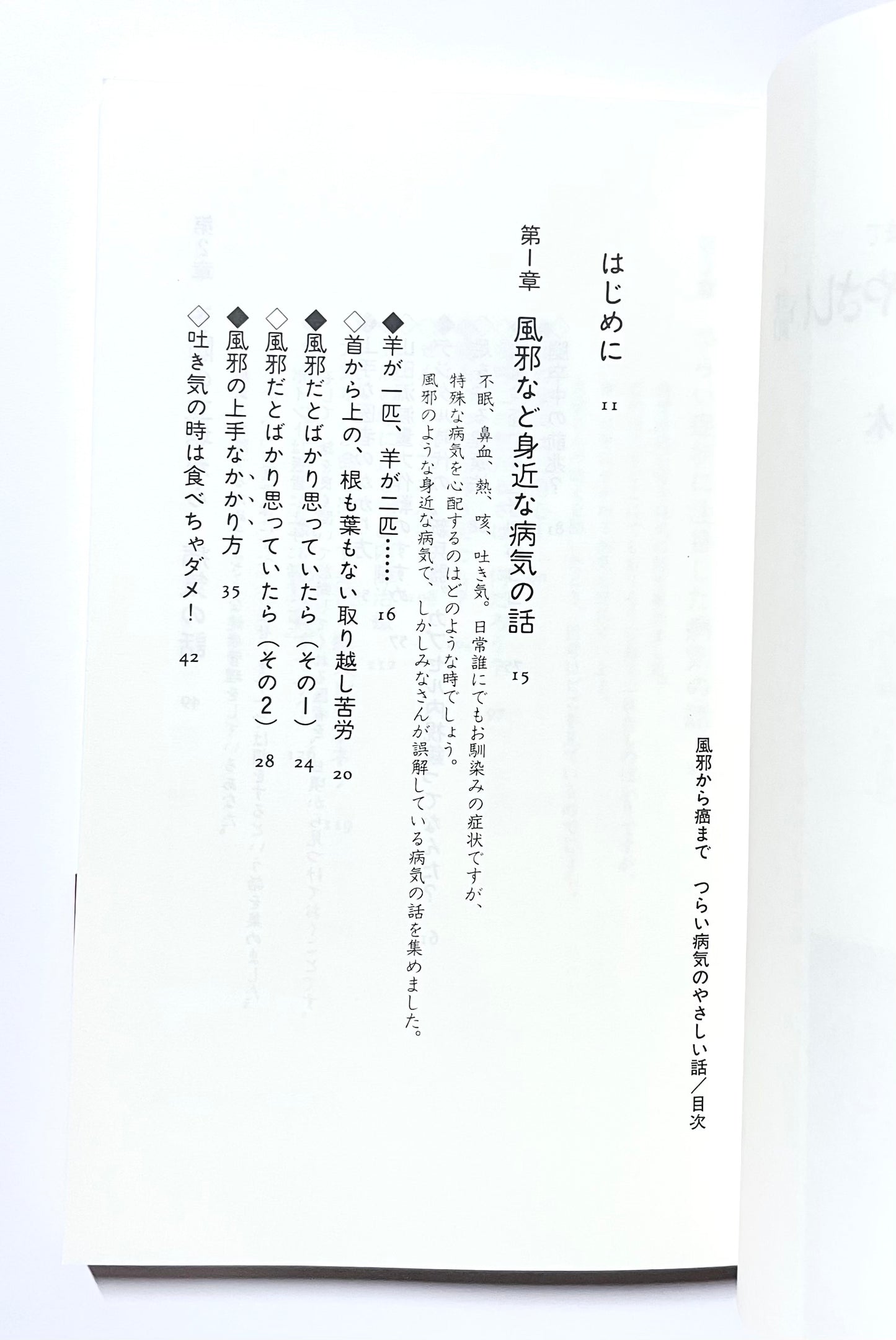 風邪から癌まで  つらい病気のやさしい話