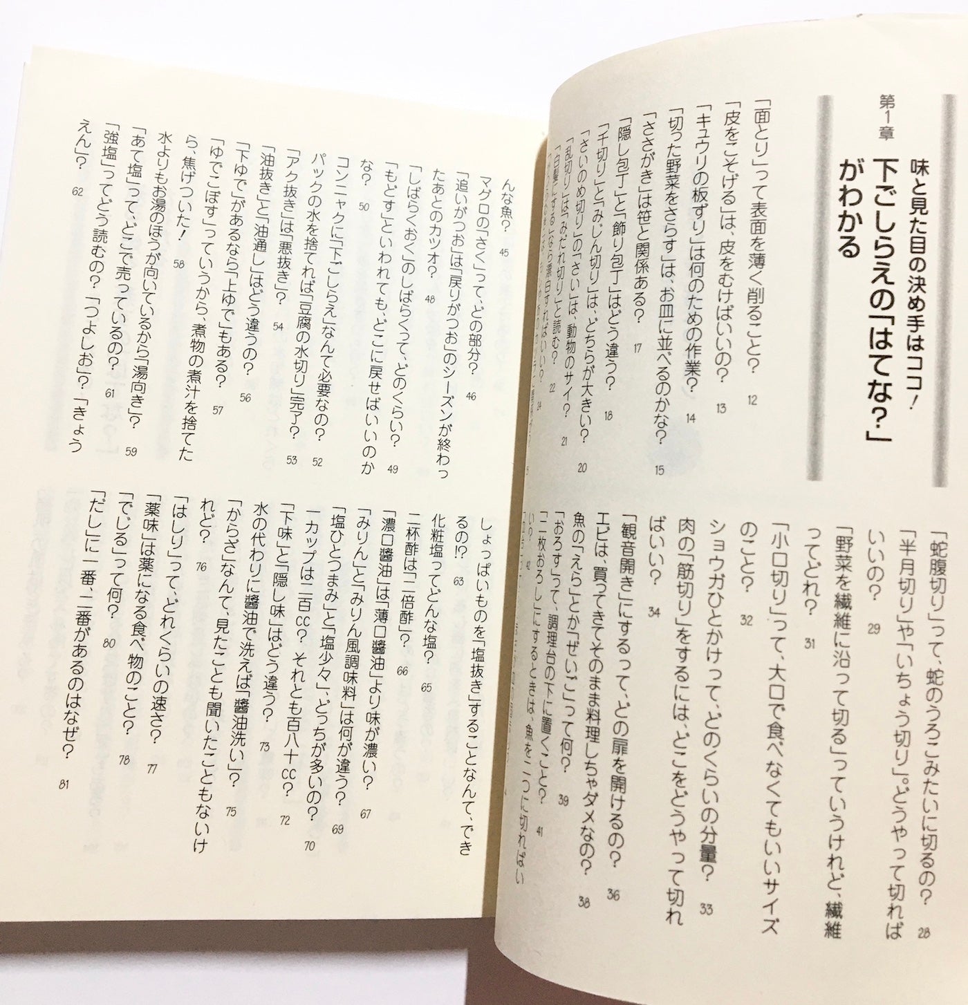 「お料理ことば」基本のキホン―作る前に知っておきたい