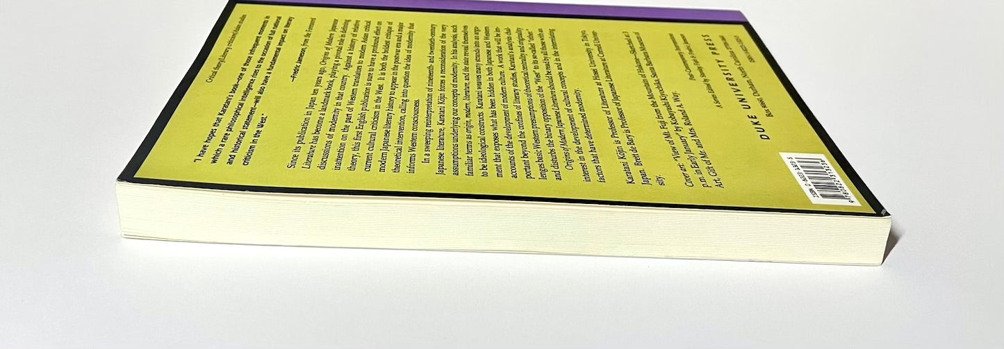 Origins of Modern Japanese Literature