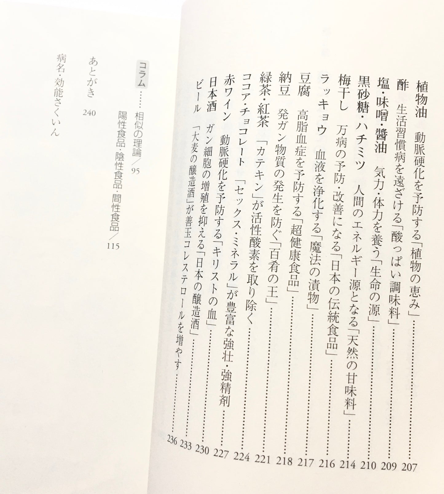 「医者いらず」の食べ物事典