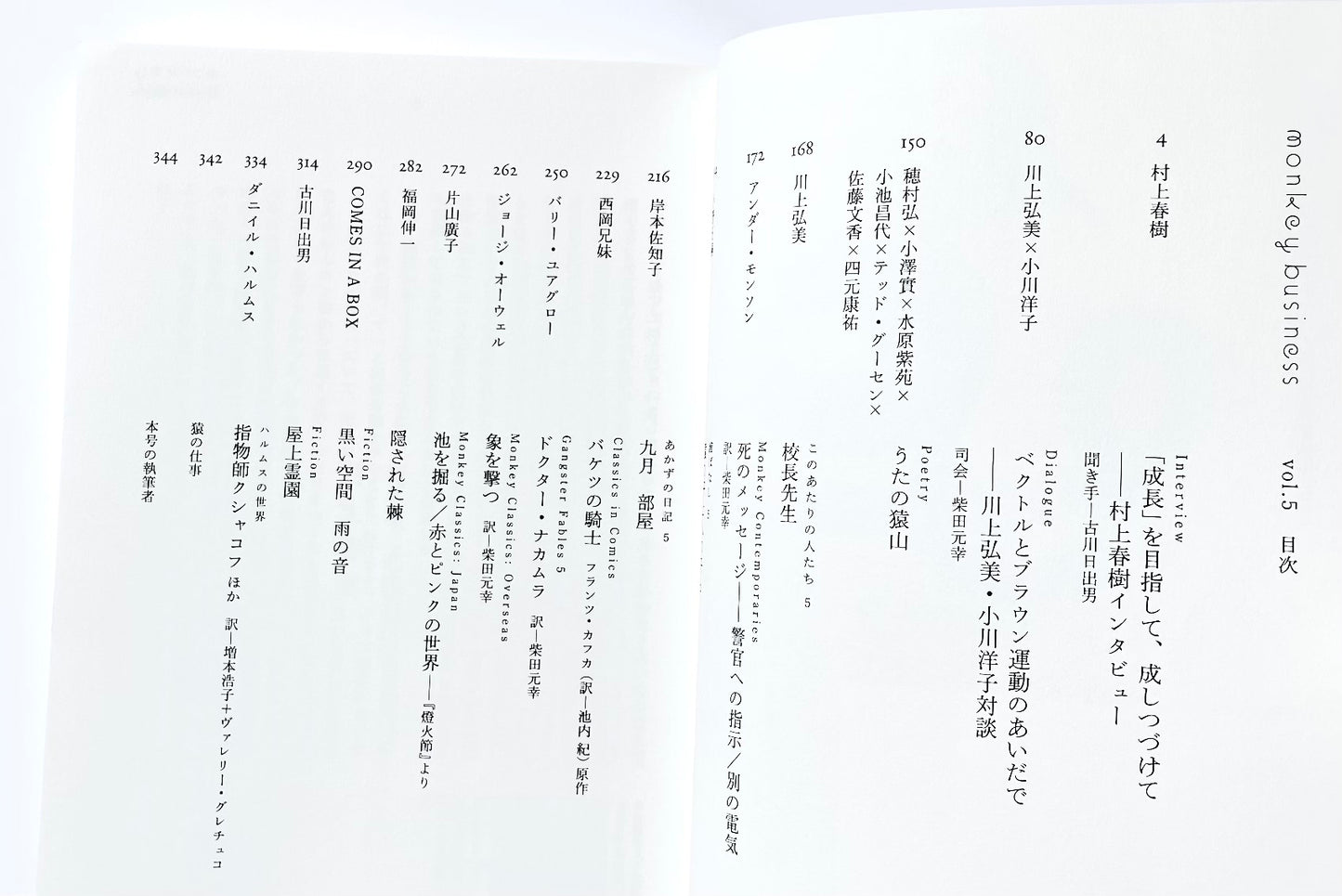 モンキービジネス 〈vol.５〉 対話号