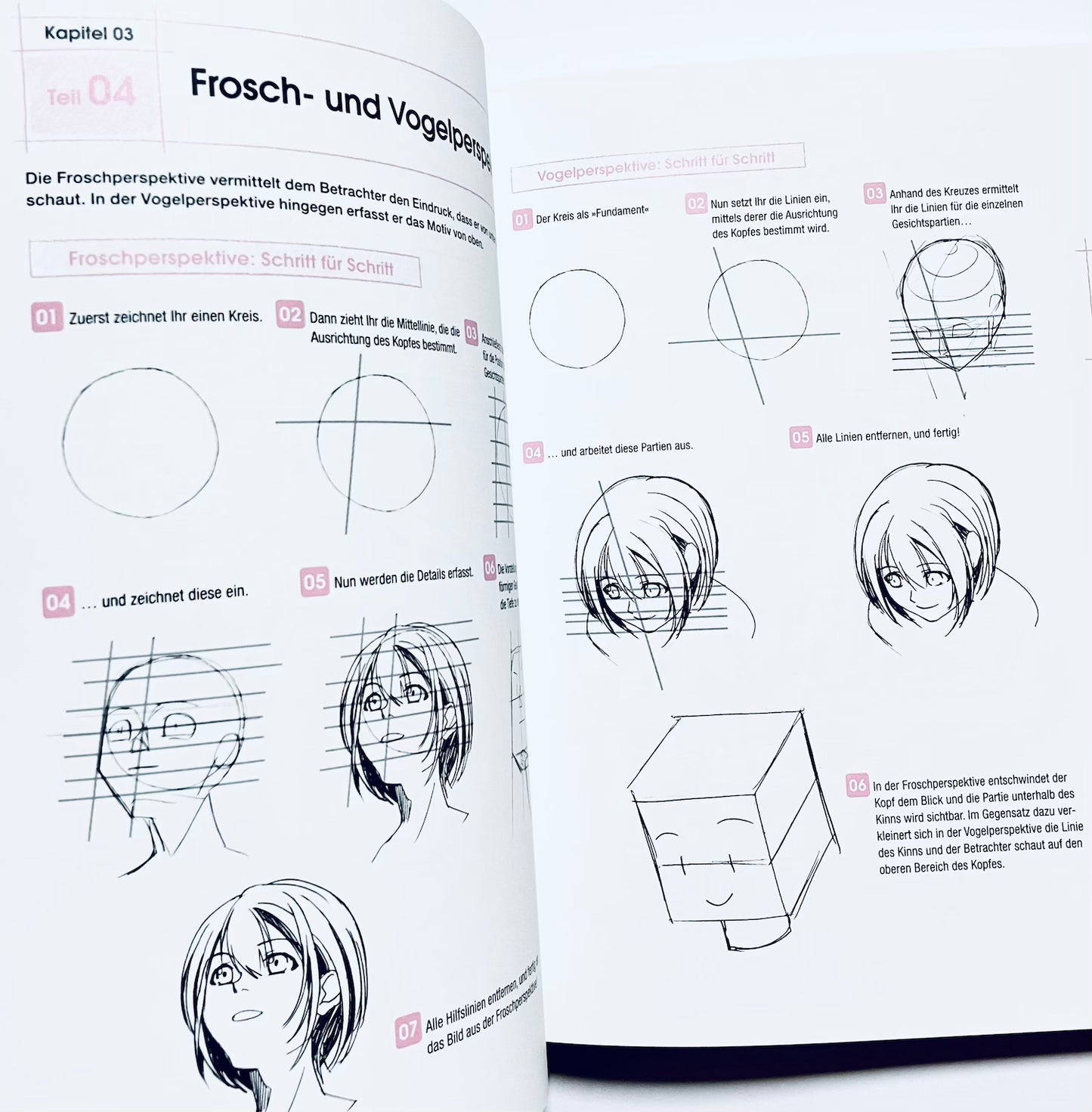 Manga-Zeichenstudio: Gesichter und Emotionen