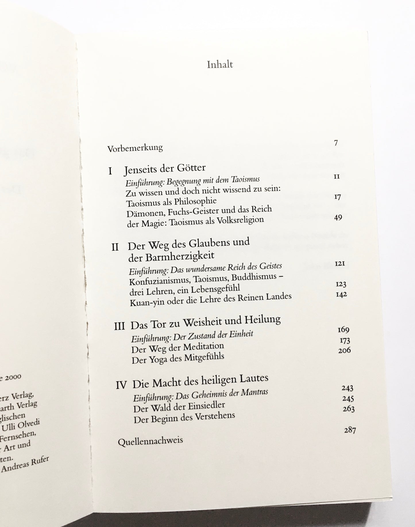 Eine Reise von tausend Meilen beginnt mit einem Schritt / Der Weg ins Herz buddhistischer und taoistischer