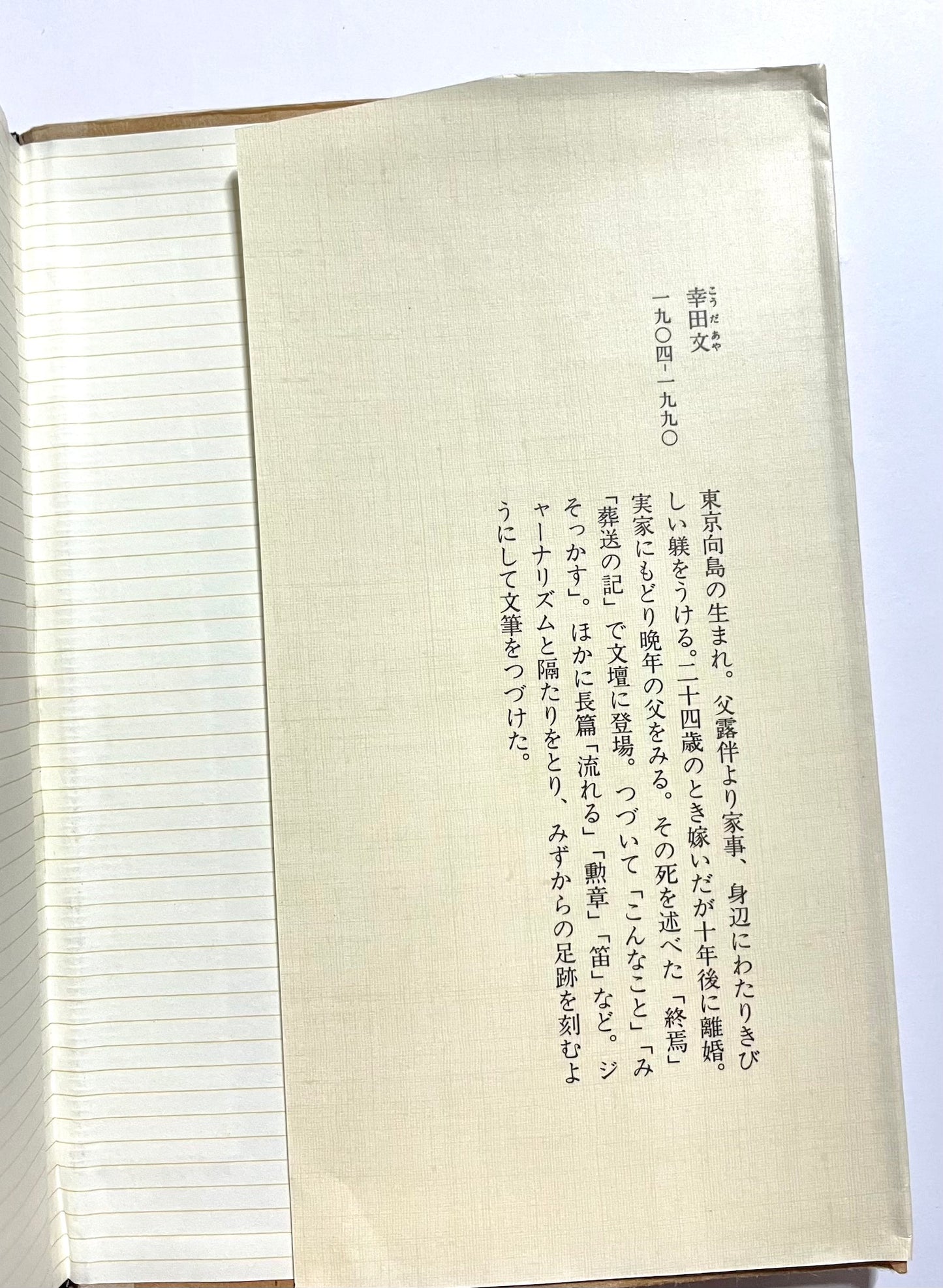 幸田文 ちくま日本文学全集051 / Aya Koda - Chikuma Japanese Literature Collection 051