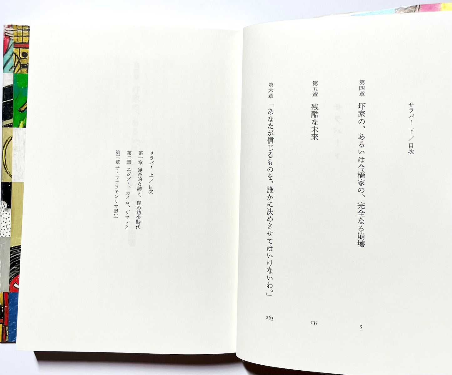 サラバ！ (上)(下) 上巻著者サイン入り (Autographed)