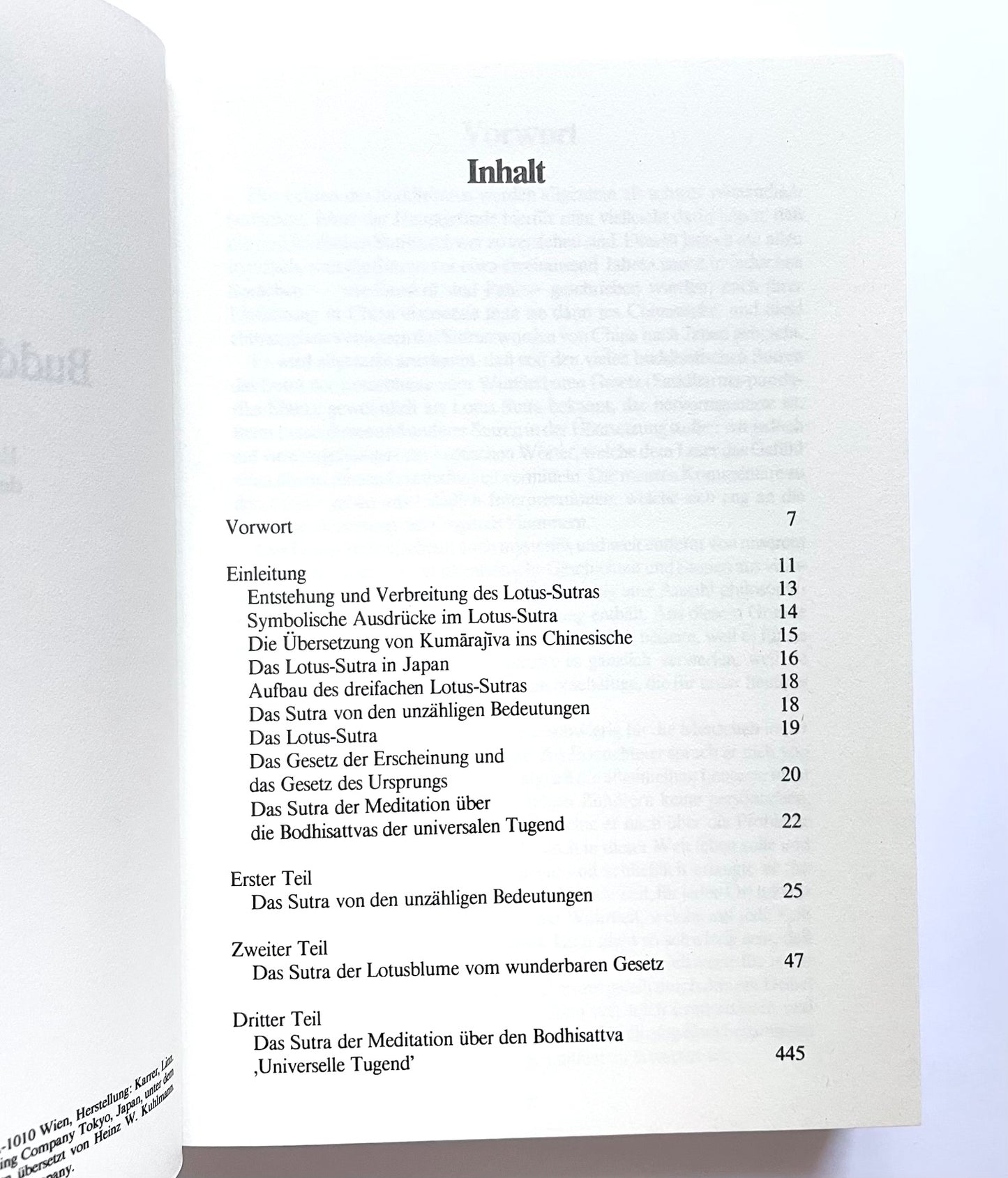 Buddhismus für heute. Eine moderne Darstellung des Dreifachen Lotus Sutra