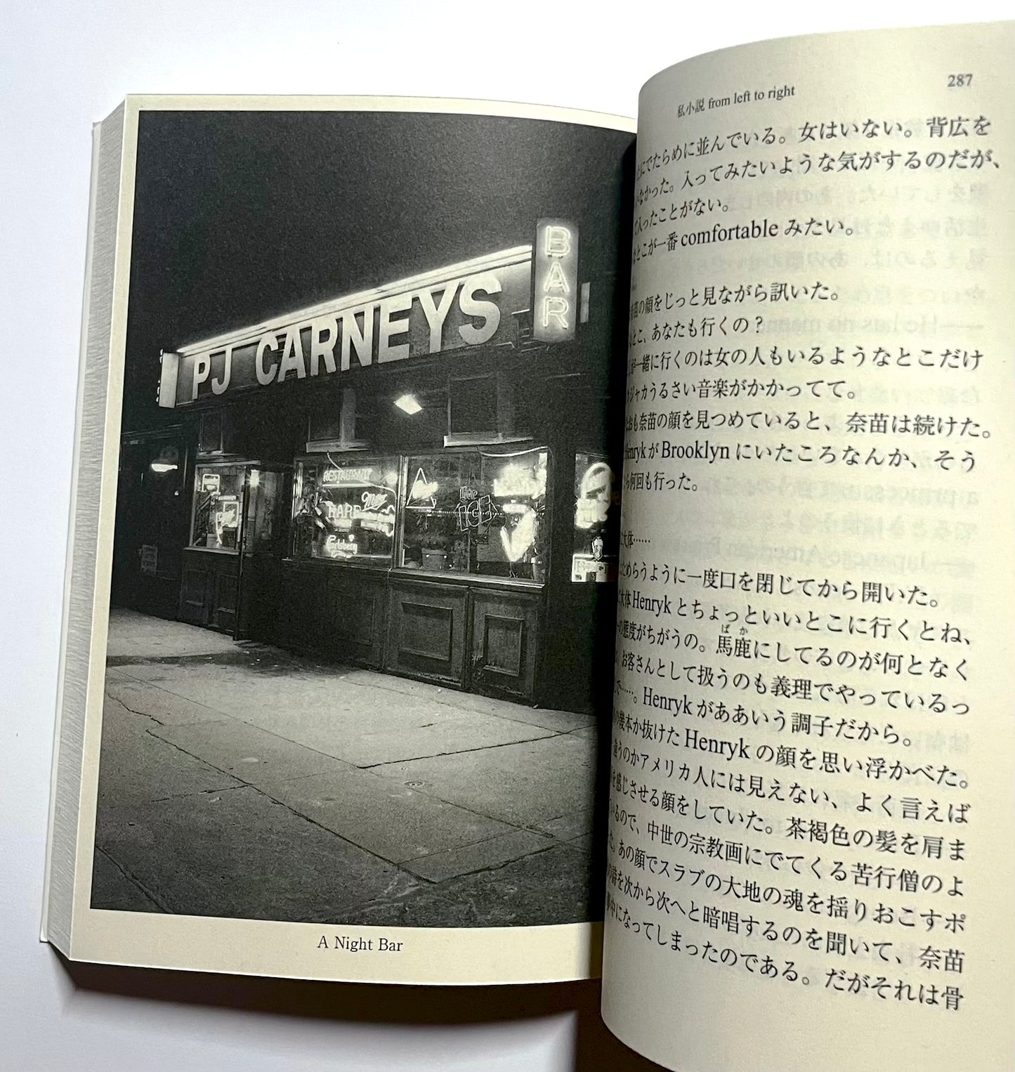 私小説: from left to right