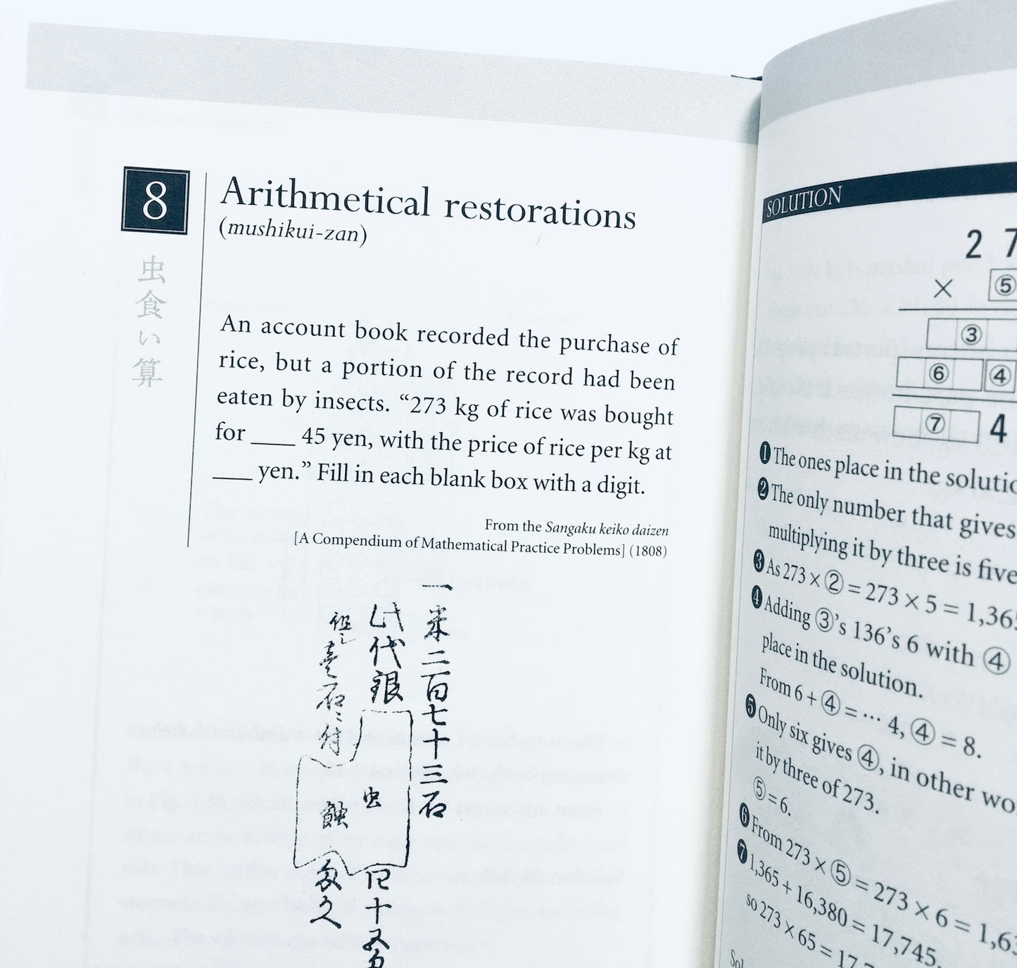 Wasan, The Fascination of Tradition Japanese Mathematics