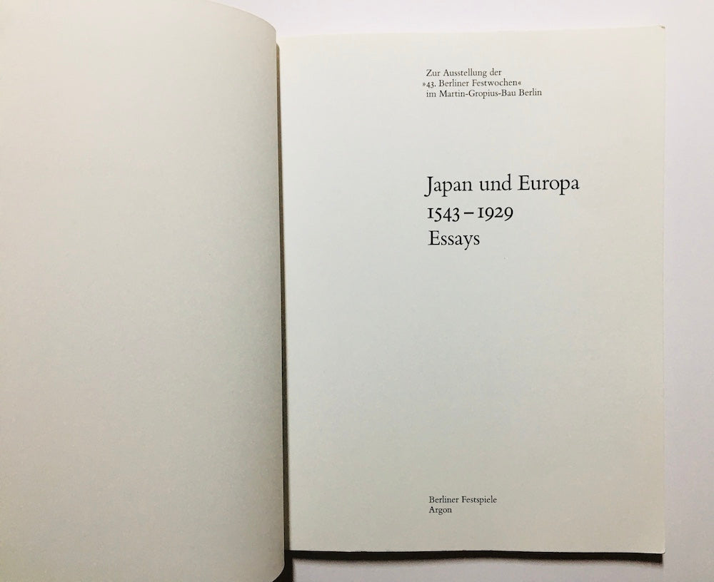 Japan und Europa, 1543-1929 Essays