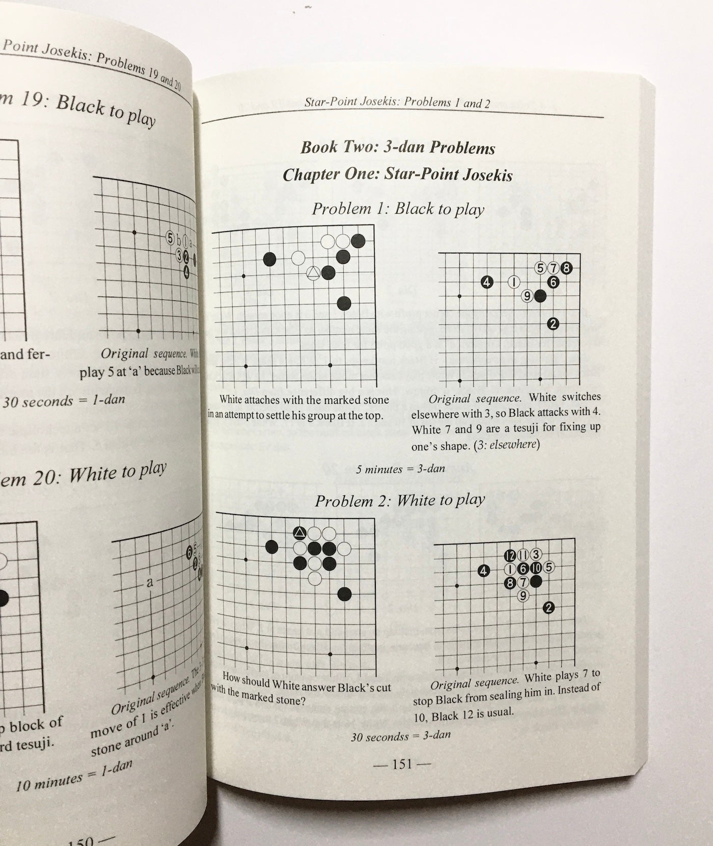 Graded Go Problems for Dan Players, Volume 3   300 Joseki Problems: 1-dan to 3-dan